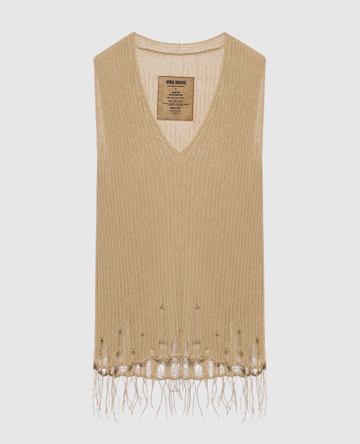 Beige top with fringe UMA WANG
Beige top with fringe UMA WANG