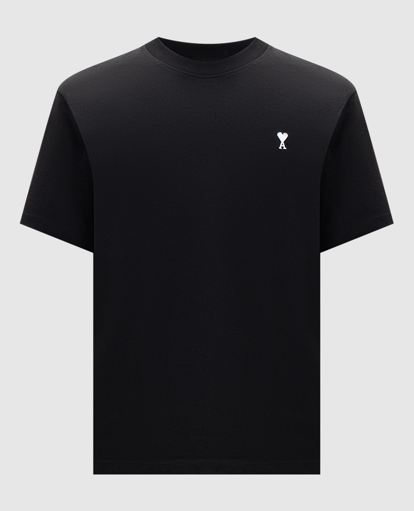 Black T-shirt with embroidered emblem Ami Paris
Black T-shirt with embroidered emblem Ami Paris