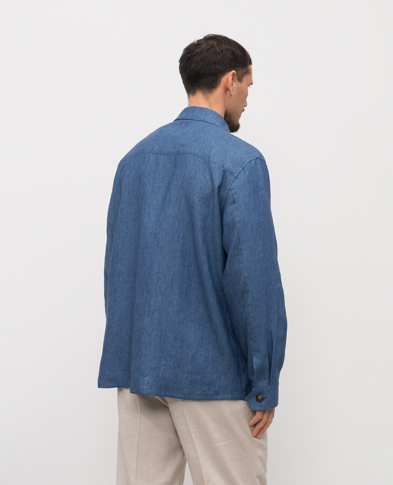 Blue linen shirt Canali
Blue linen shirt Canali