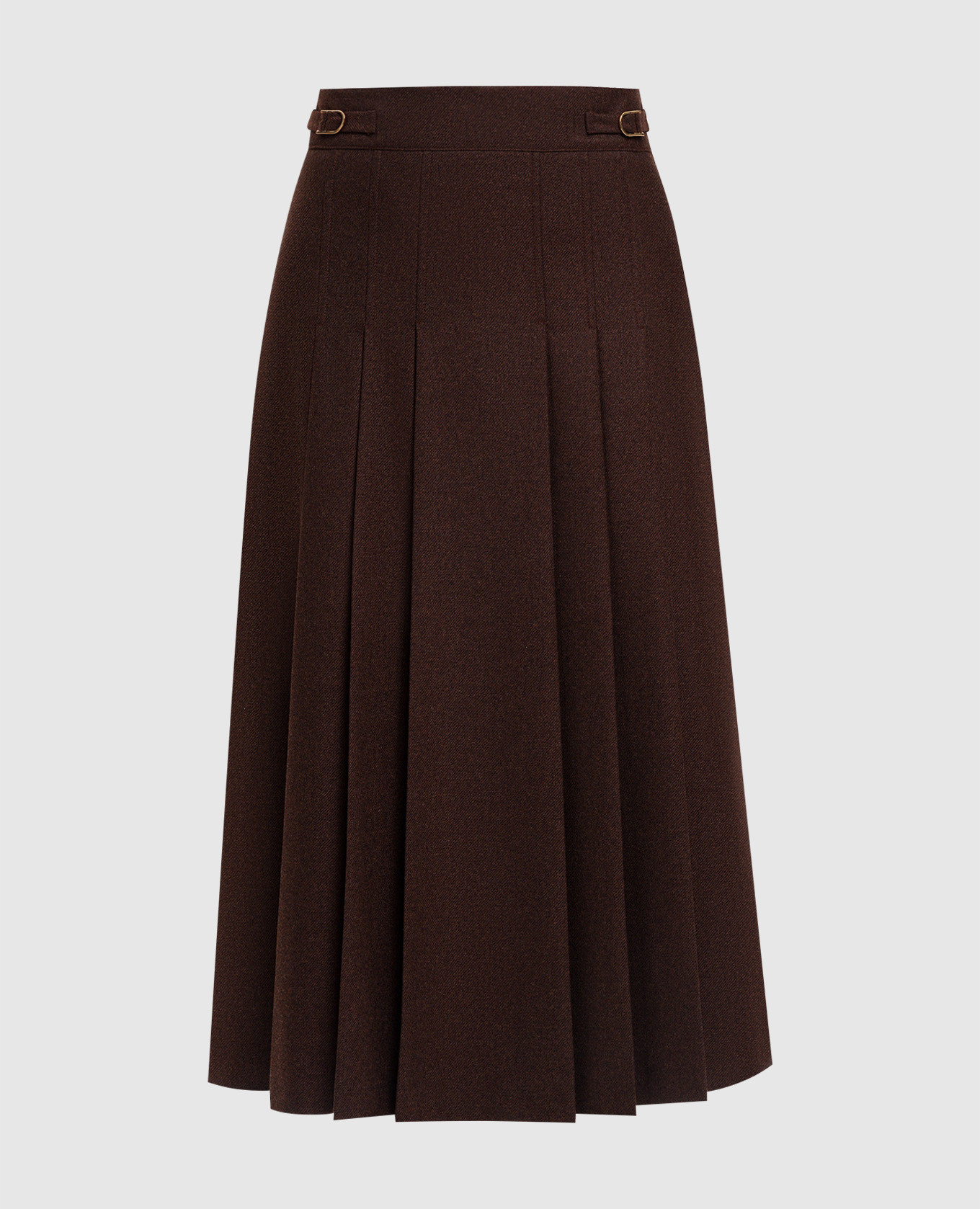 Brown Wesley wool and cashmere skirt Gabriela Hearst
Brown Wesley wool and cashmere skirt Gabriela Hearst
