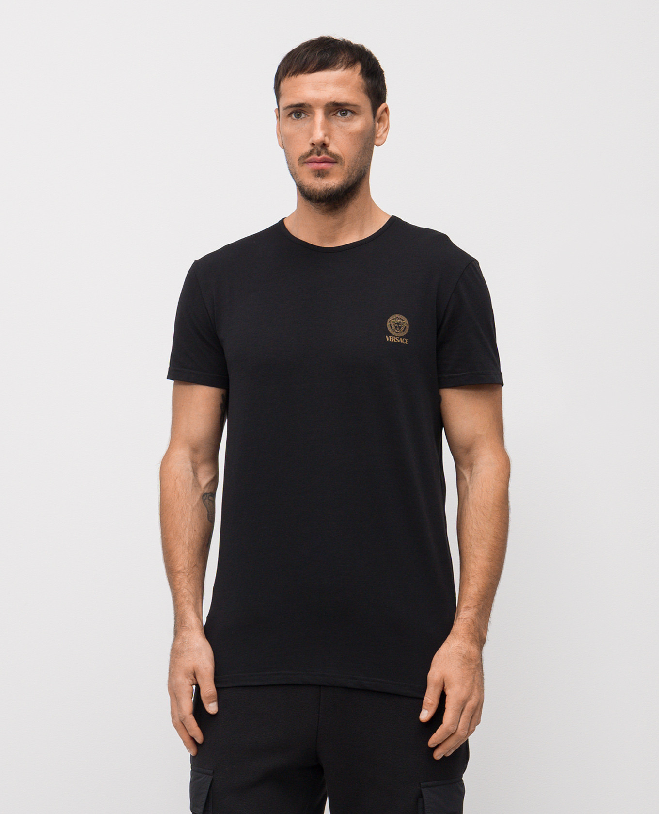 Set of T-shirts with logo print Versace, White
Set of T-shirts with logo print Versace, White