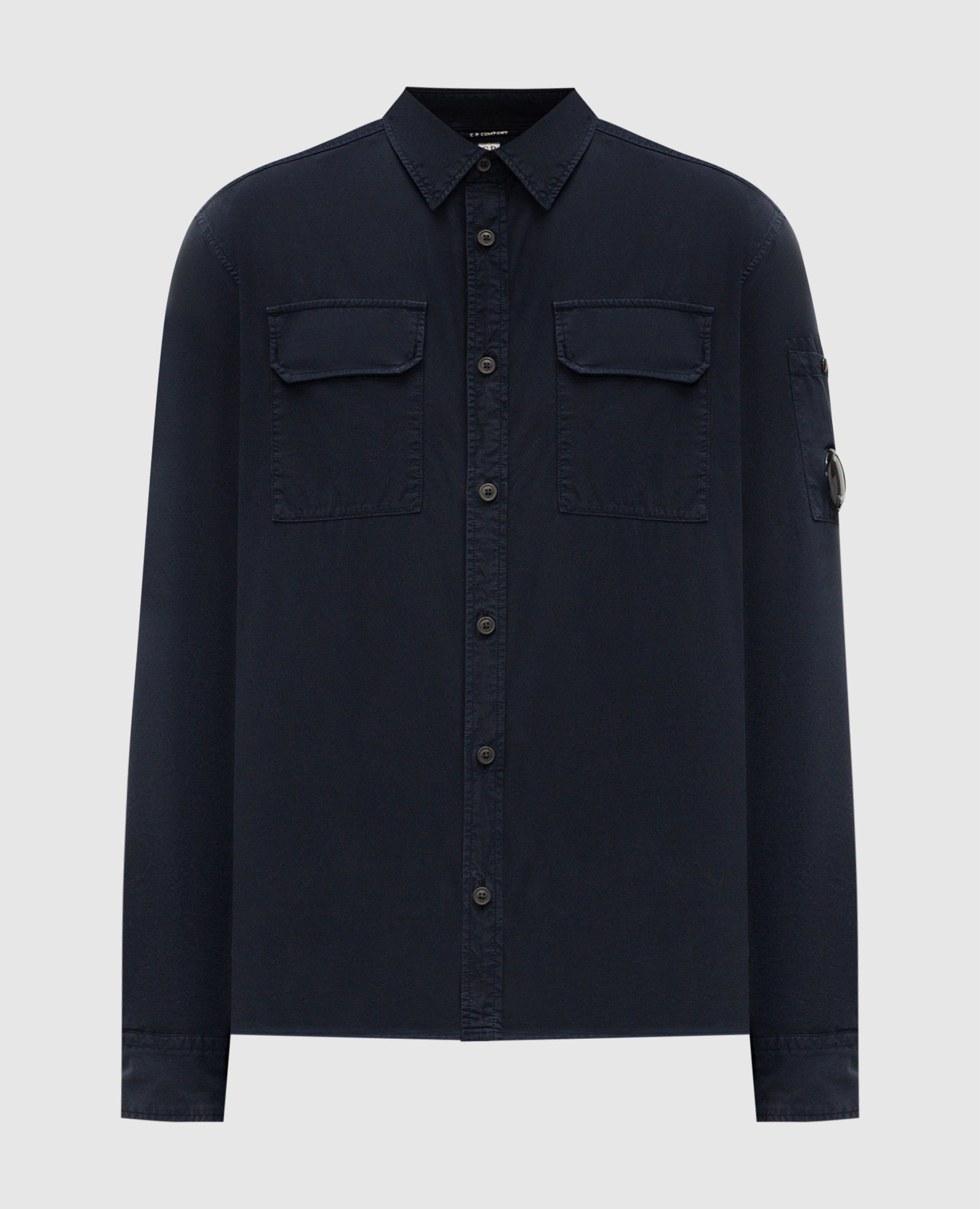 Blue shirt with patch C.P. Company
Blue shirt with patch C.P. Company