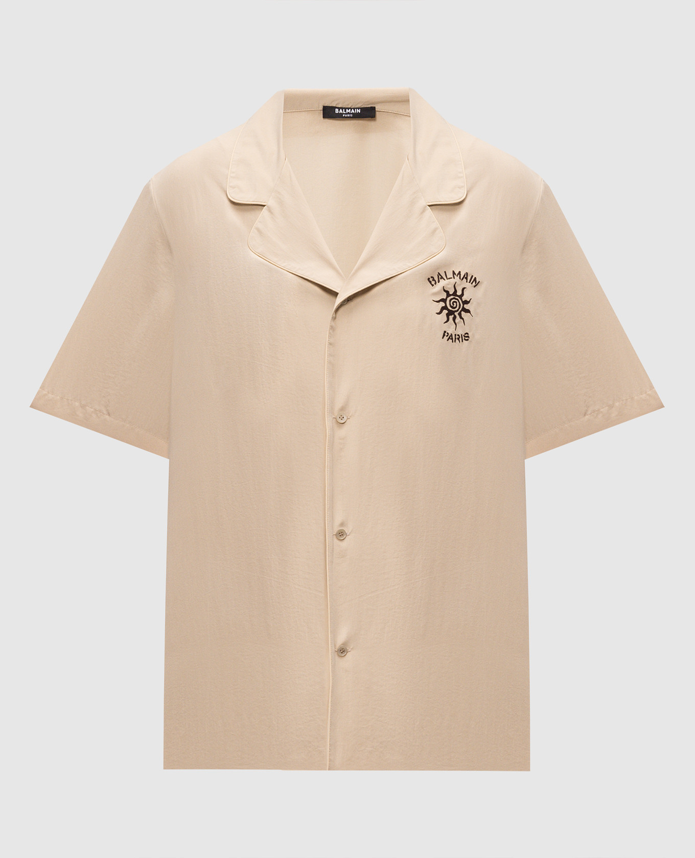 Beige silk shirt with embroidery Balmain
Beige silk shirt with embroidery Balmain