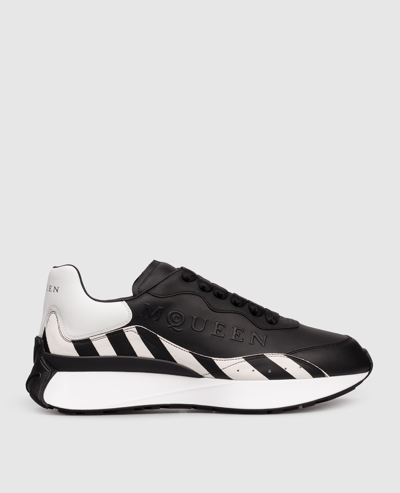 Black leather sneakers with animal print Alexander McQueen
Black leather sneakers with animal print Alexander McQueen