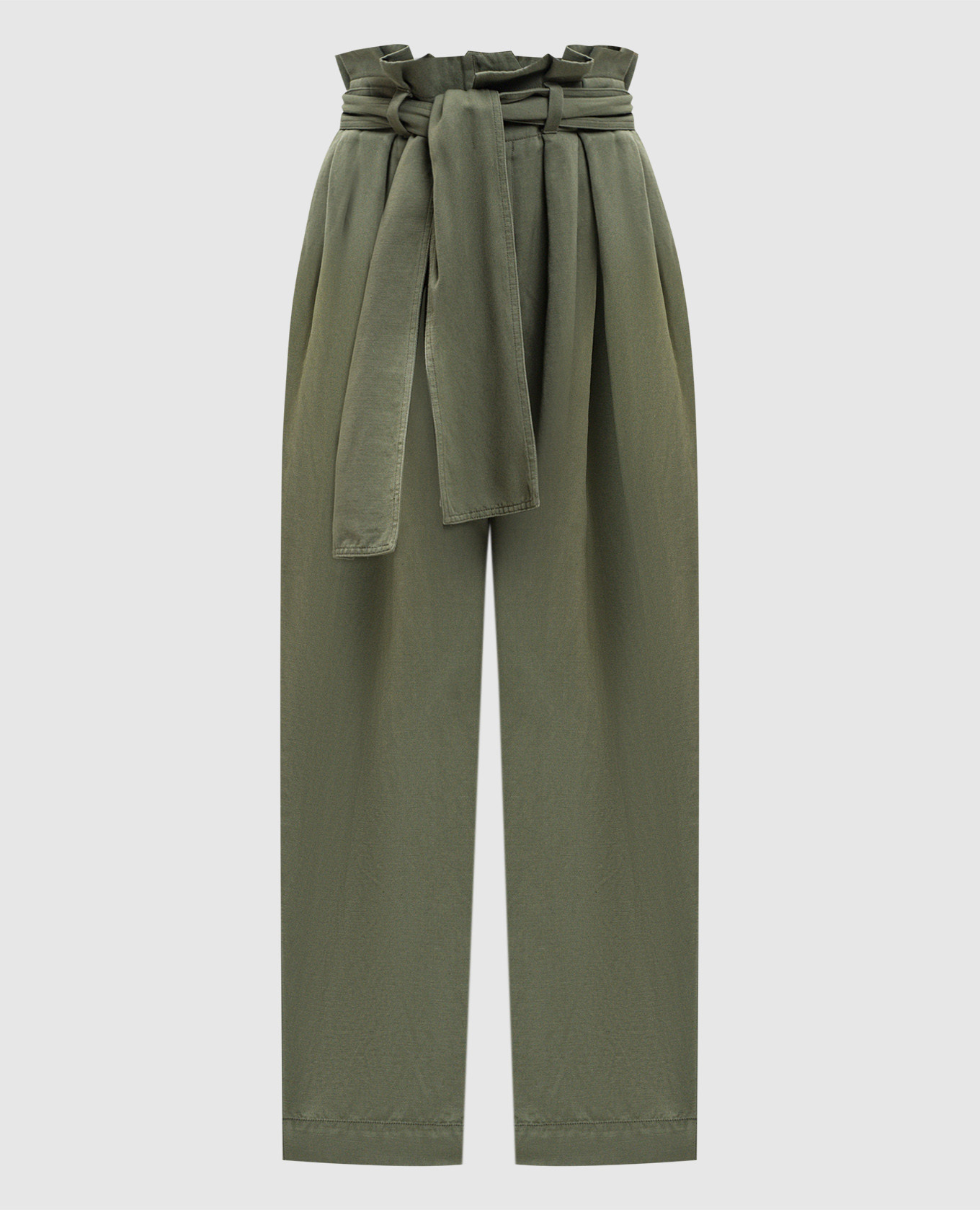 Green linen pants Balmain
Green linen pants Balmain