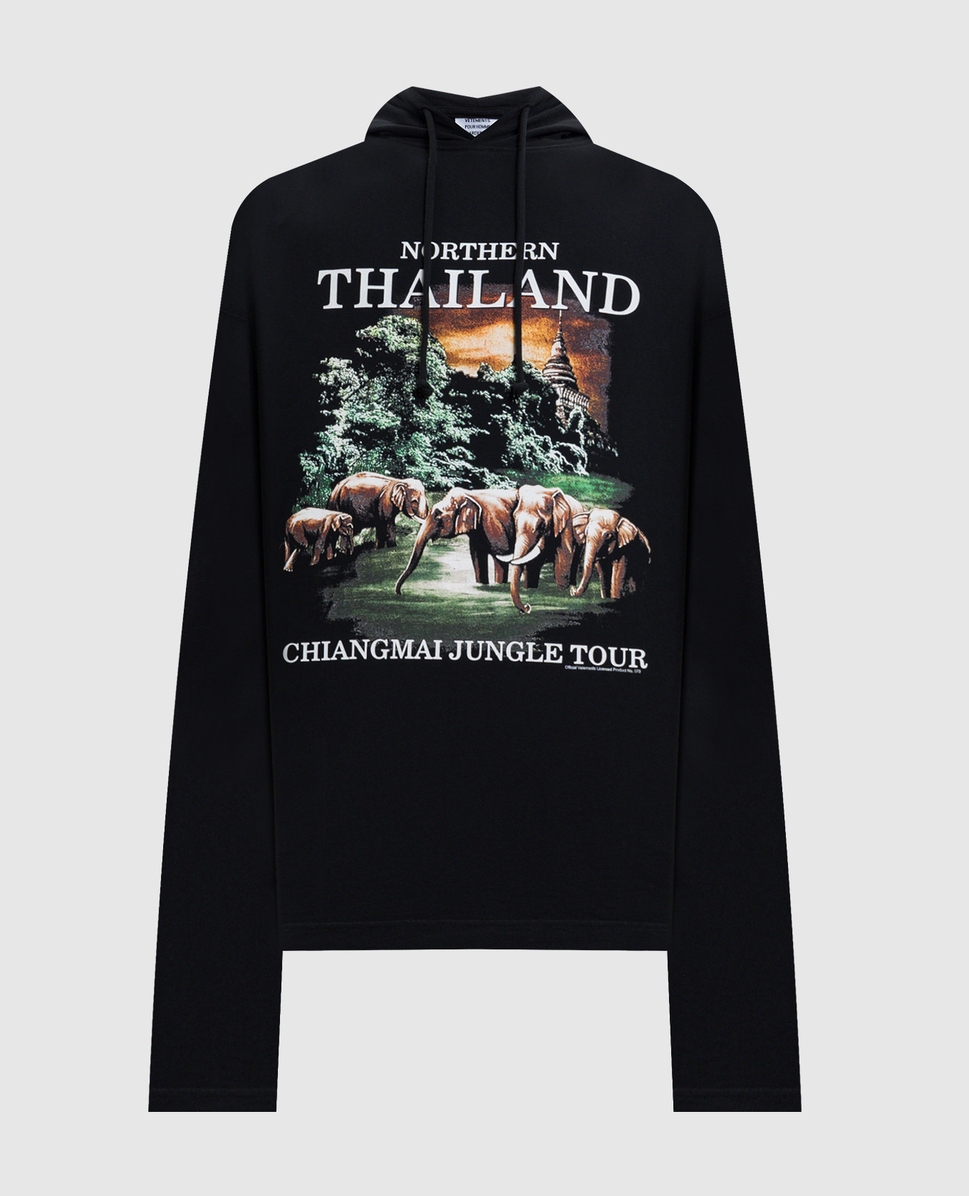 Black hoodie Northern Thailand Vetements
Black hoodie Northern Thailand Vetements