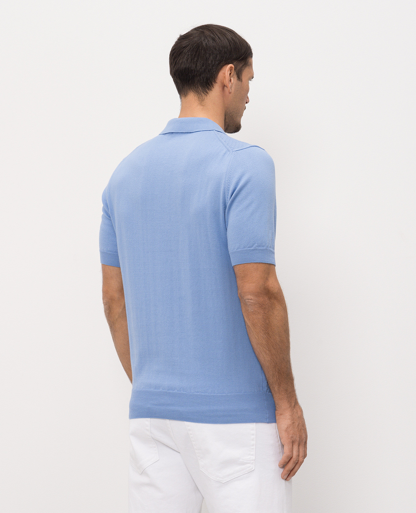 Blue patterned polo shirt Cashmere&Whiskey, Light blue
Blue patterned polo shirt Cashmere&Whiskey, Light blue