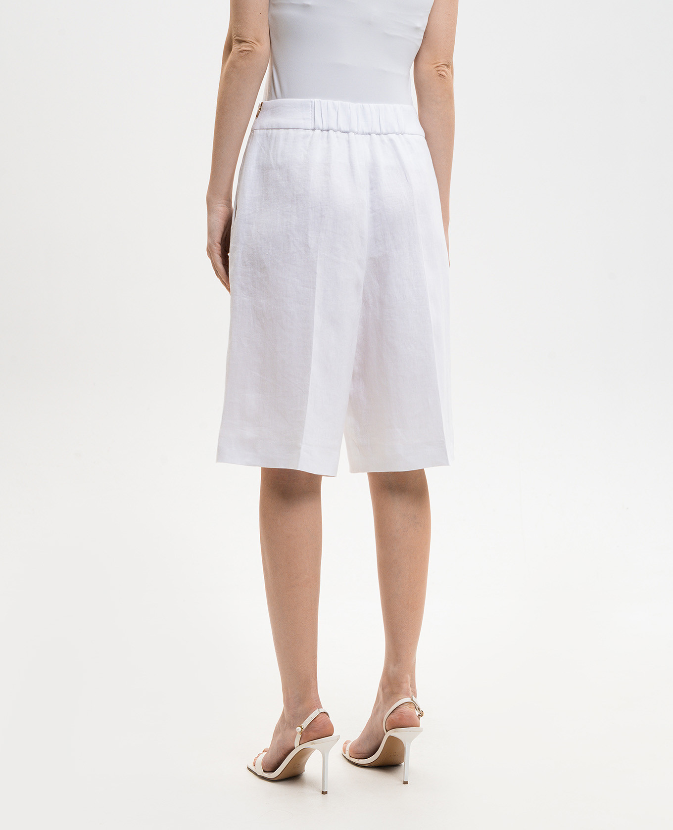White linen Bermuda shorts Agnona
White linen Bermuda shorts Agnona