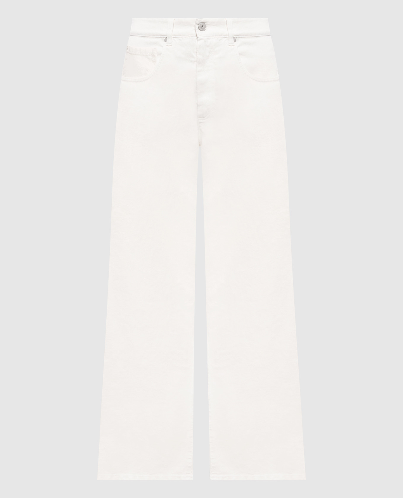 White jeans with logo patch Brunello Cucinelli
White jeans with logo patch Brunello Cucinelli