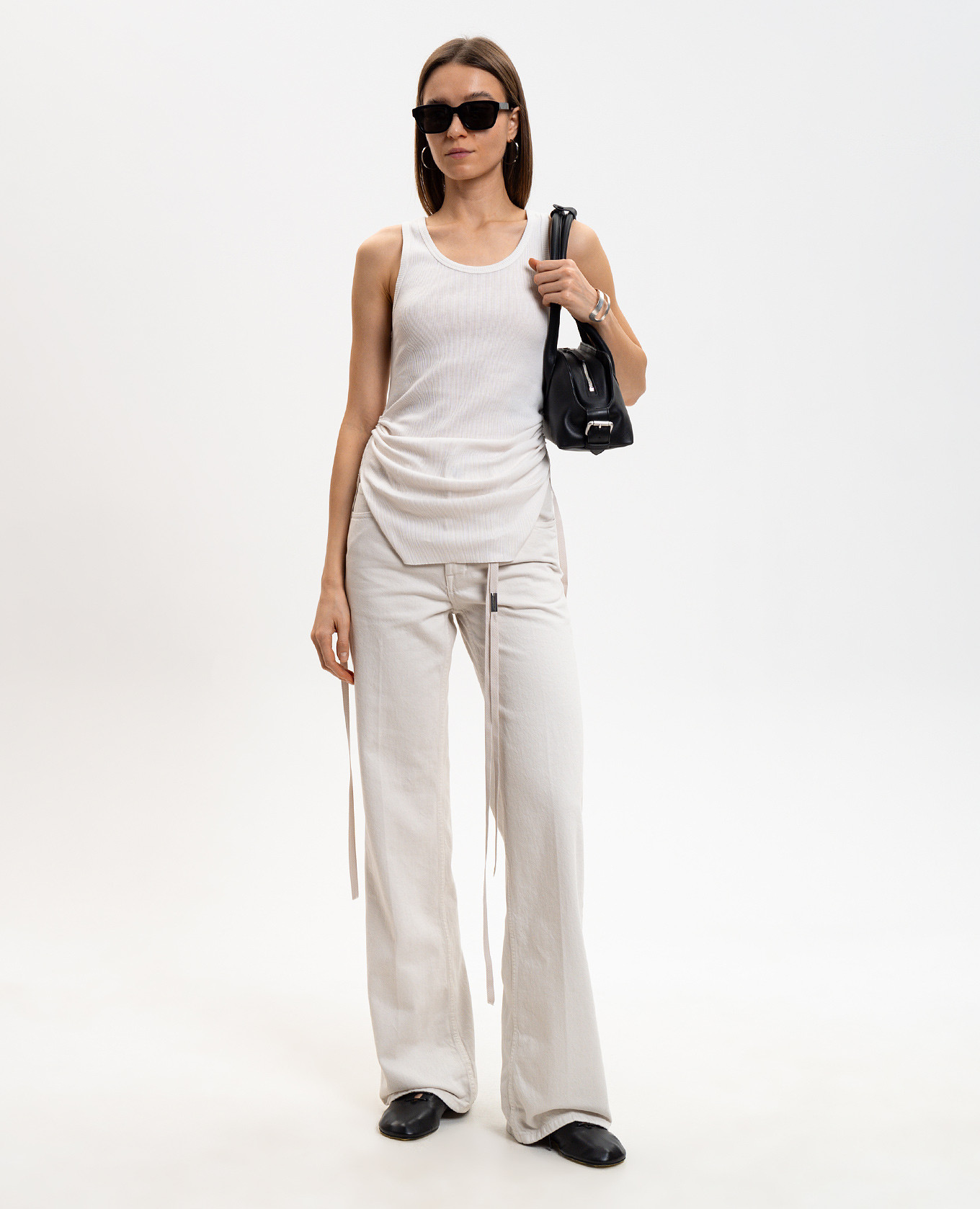 Mara white ribbed top Ann Demeulemeester
Mara white ribbed top Ann Demeulemeester