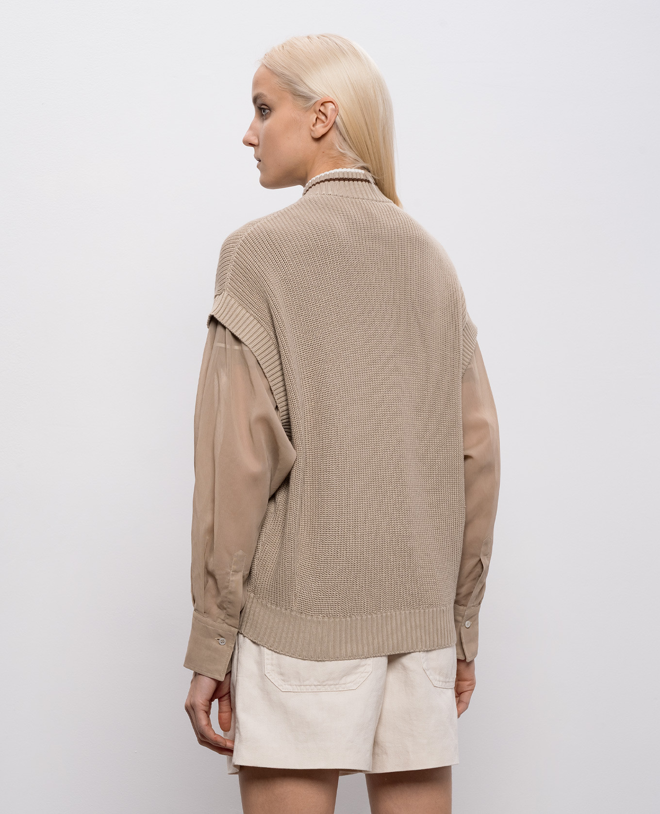 Beige double-layer cardigan Brunello Cucinelli
Beige double-layer cardigan Brunello Cucinelli