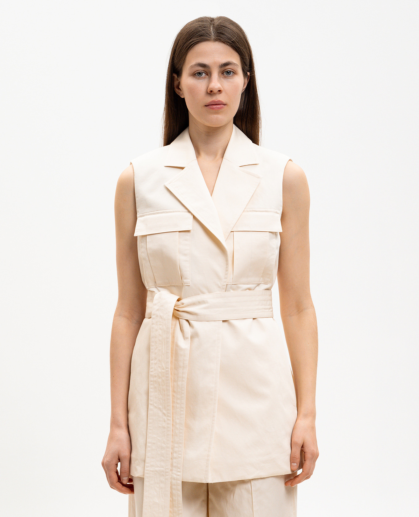 Diafa ivory linen vest JOSEPH, Beige
Diafa ivory linen vest JOSEPH, Beige