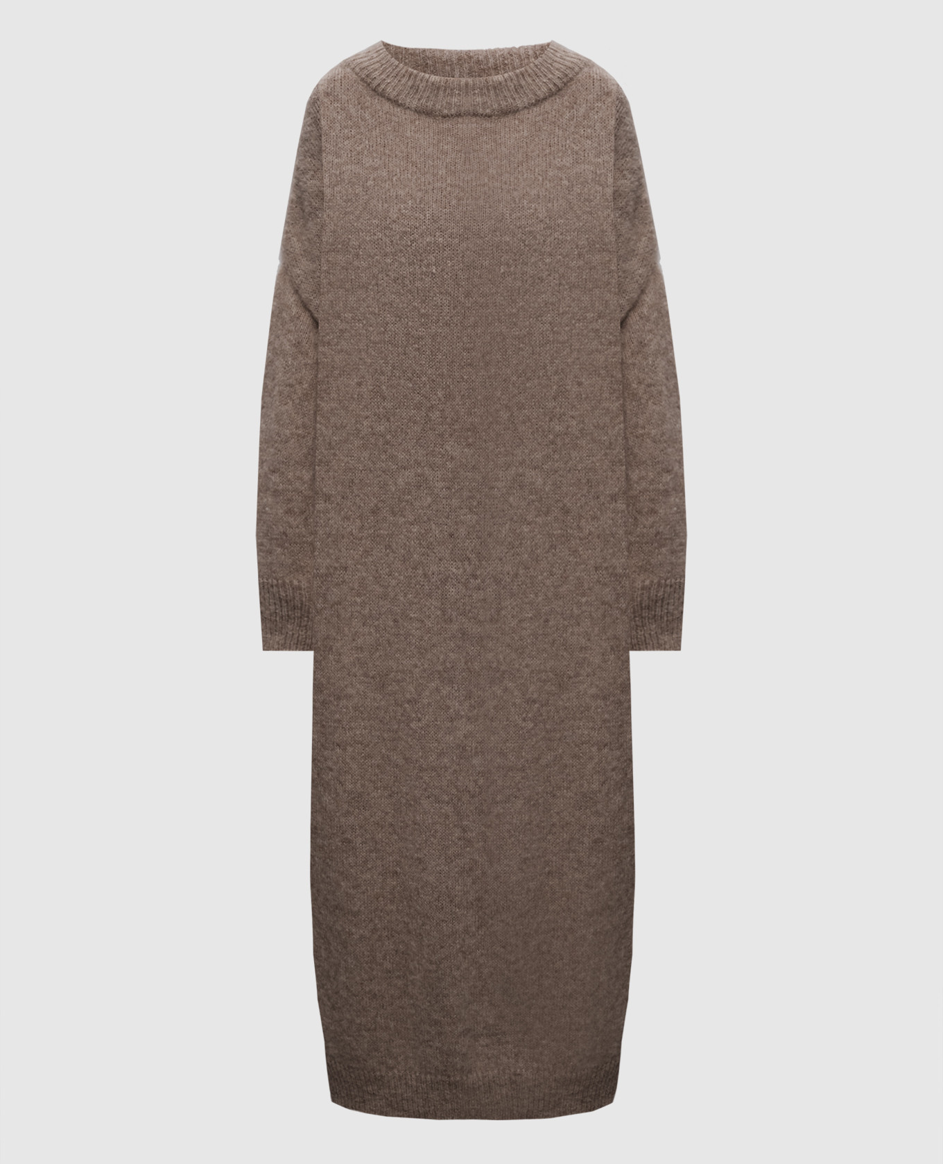 Brown alpaca and cashmere maxi dress Demiur
Brown alpaca and cashmere maxi dress Demiur