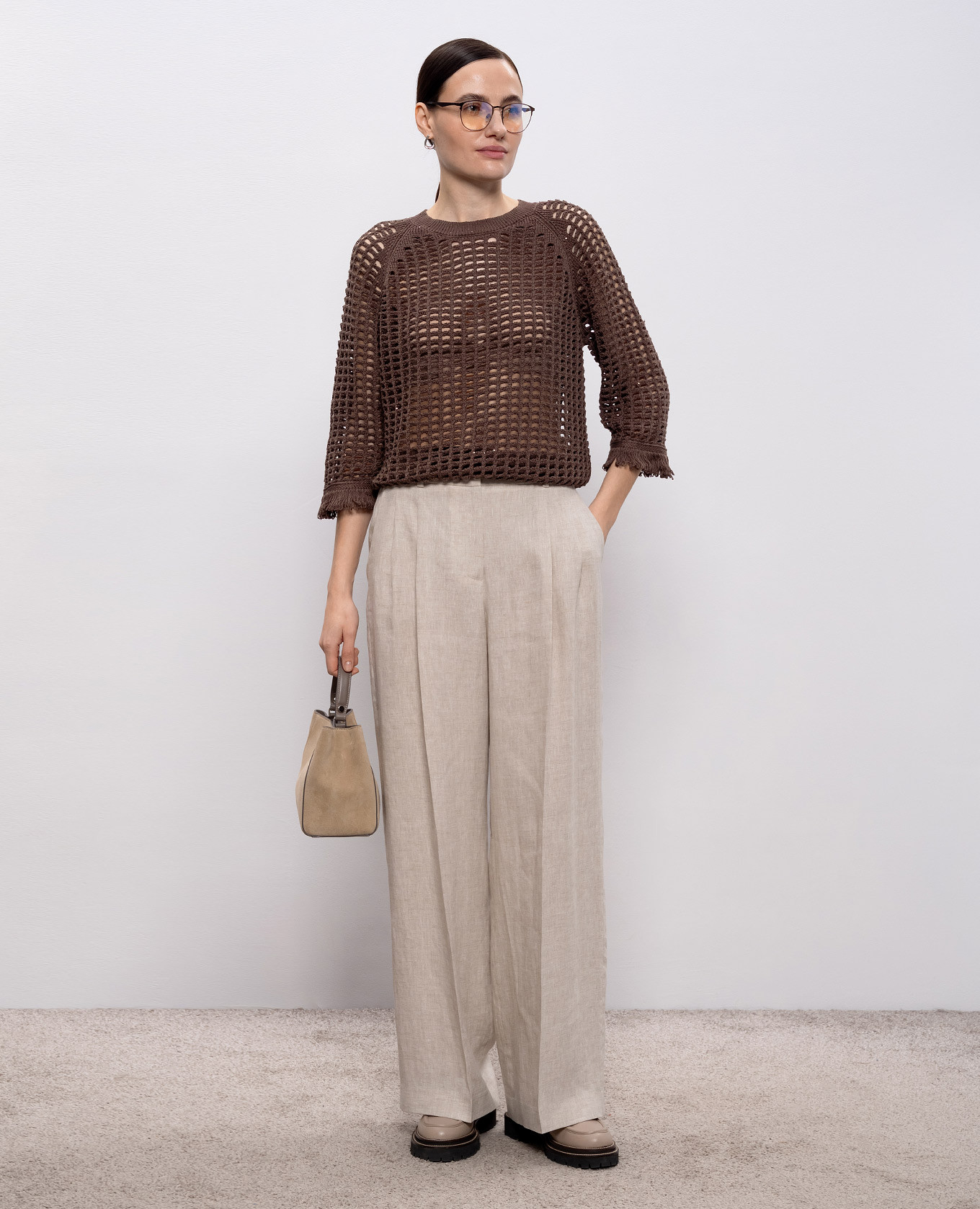 Beige linen pants Peserico
Beige linen pants Peserico