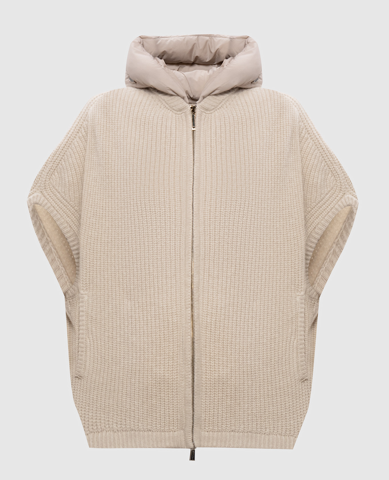 Beige AMIDA wool and cashmere vest MooRER
Beige AMIDA wool and cashmere vest MooRER