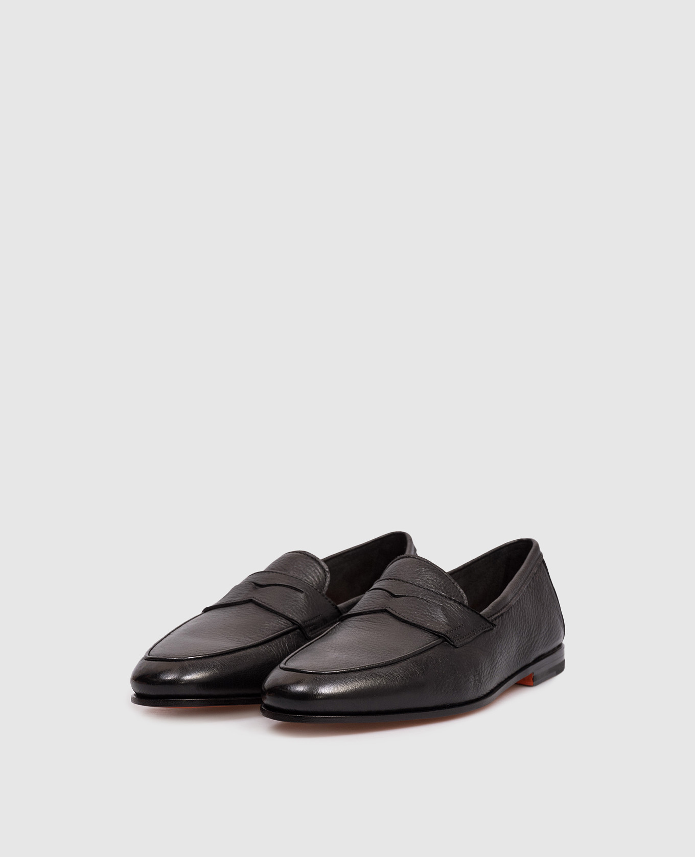 Black leather loafers Santoni
Black leather loafers Santoni