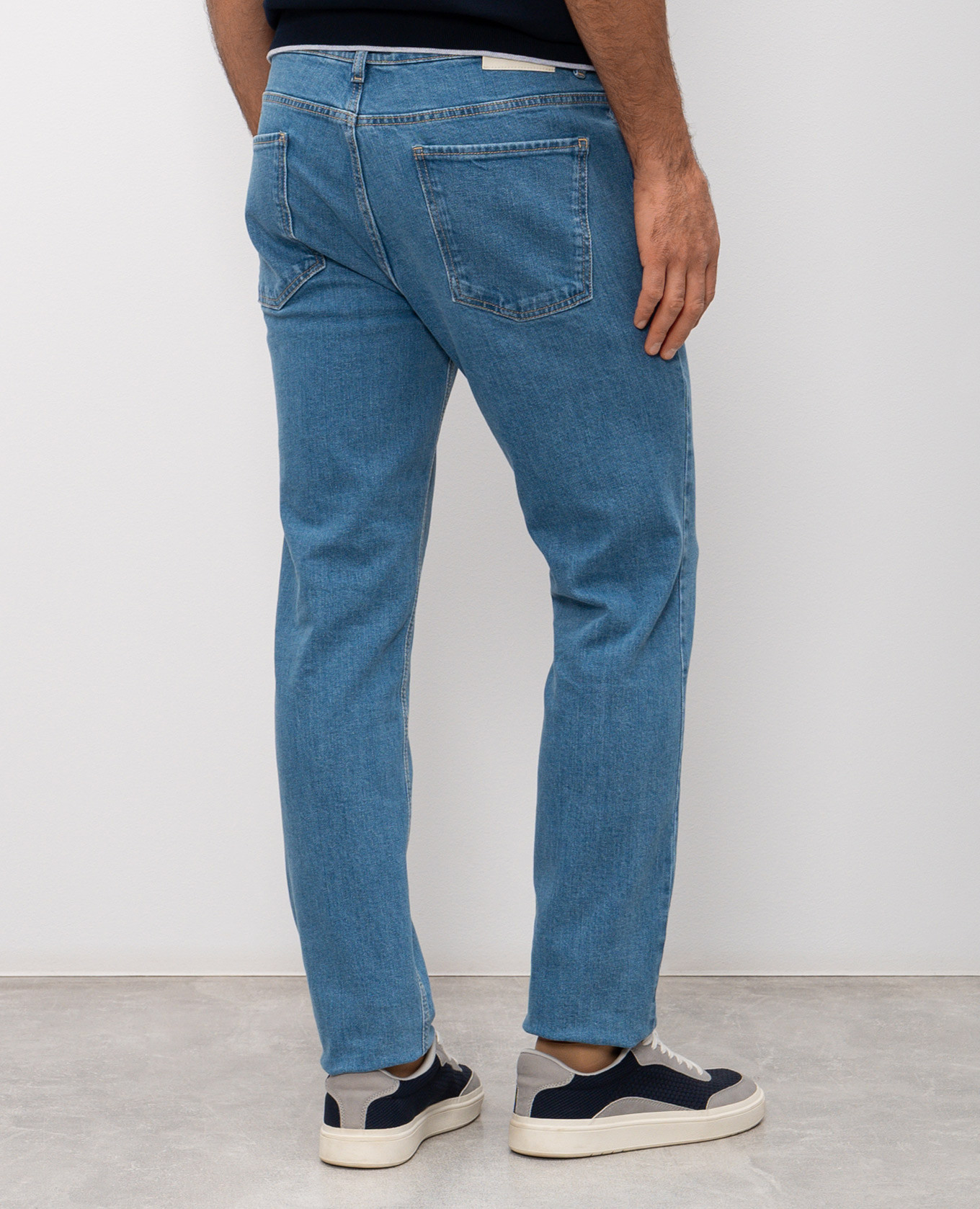 Blue jeans with logo patch Pini Parma, Light blue
Blue jeans with logo patch Pini Parma, Light blue