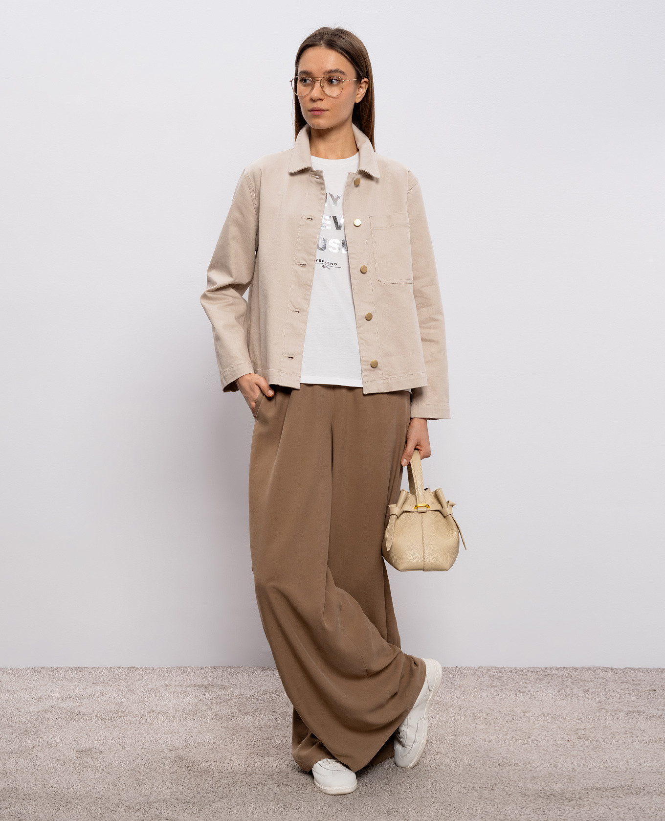 TENUE white T-shirt with print Max Mara Weekend
TENUE white T-shirt with print Max Mara Weekend