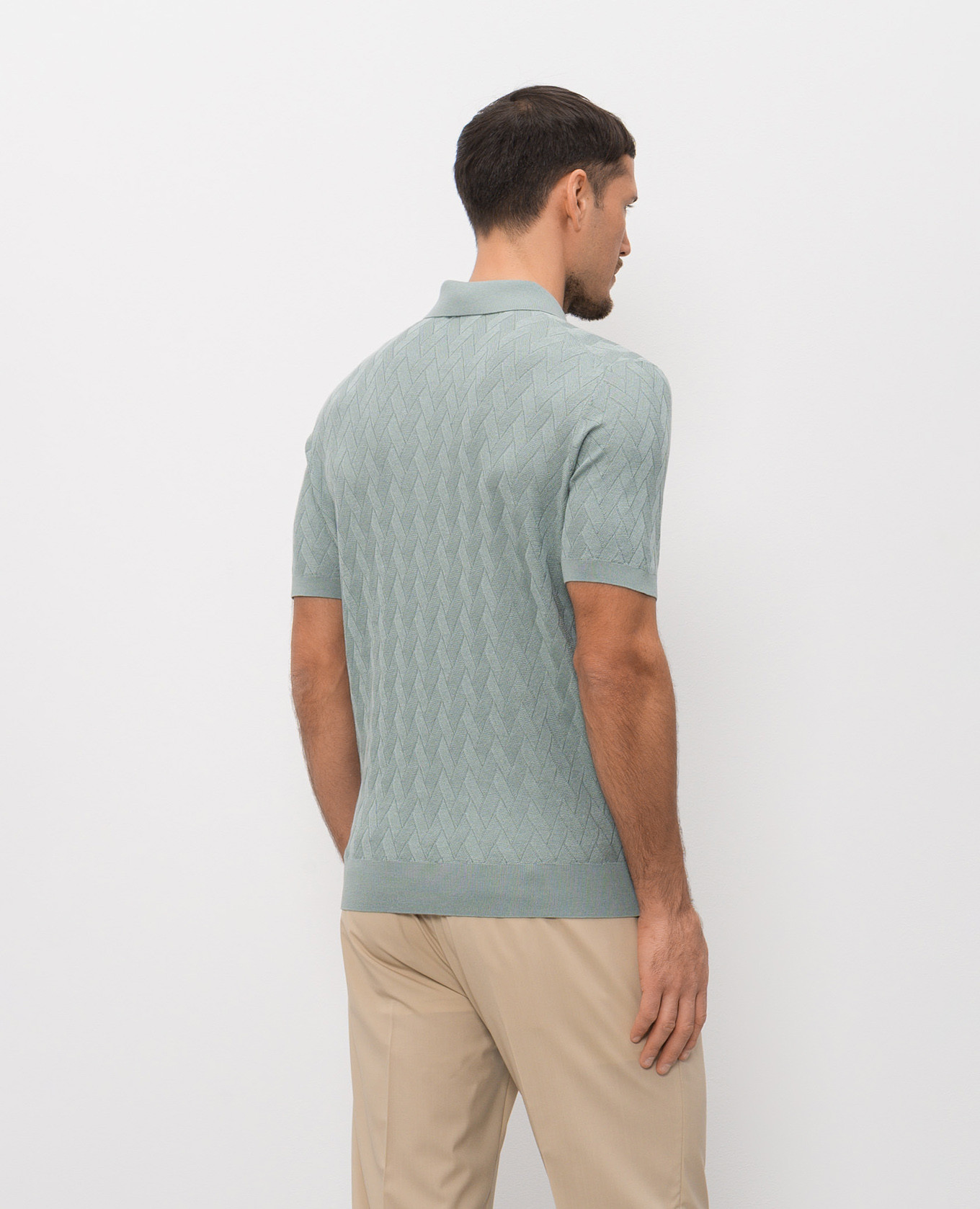 Green polo with silk Stefano Ricci
Green polo with silk Stefano Ricci