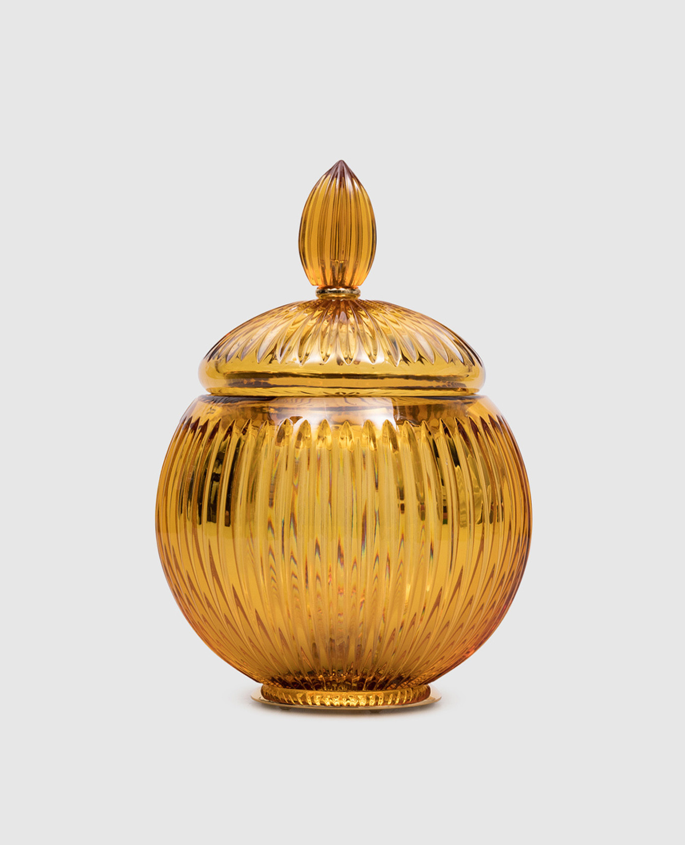 Yellow crystal organizer for cotton pads and sticks Elegance Treesseci
Yellow crystal organizer for cotton pads and sticks Elegance Treesseci