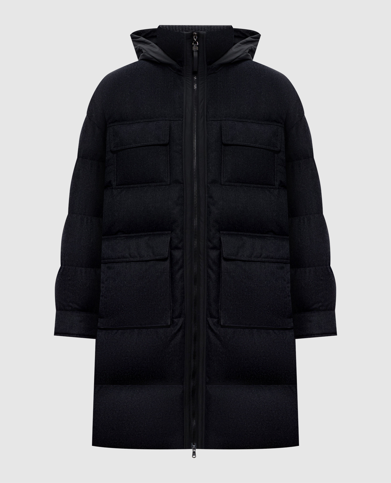 Gray wool down jacket Brunello Cucinelli, Grey
Gray wool down jacket Brunello Cucinelli, Grey