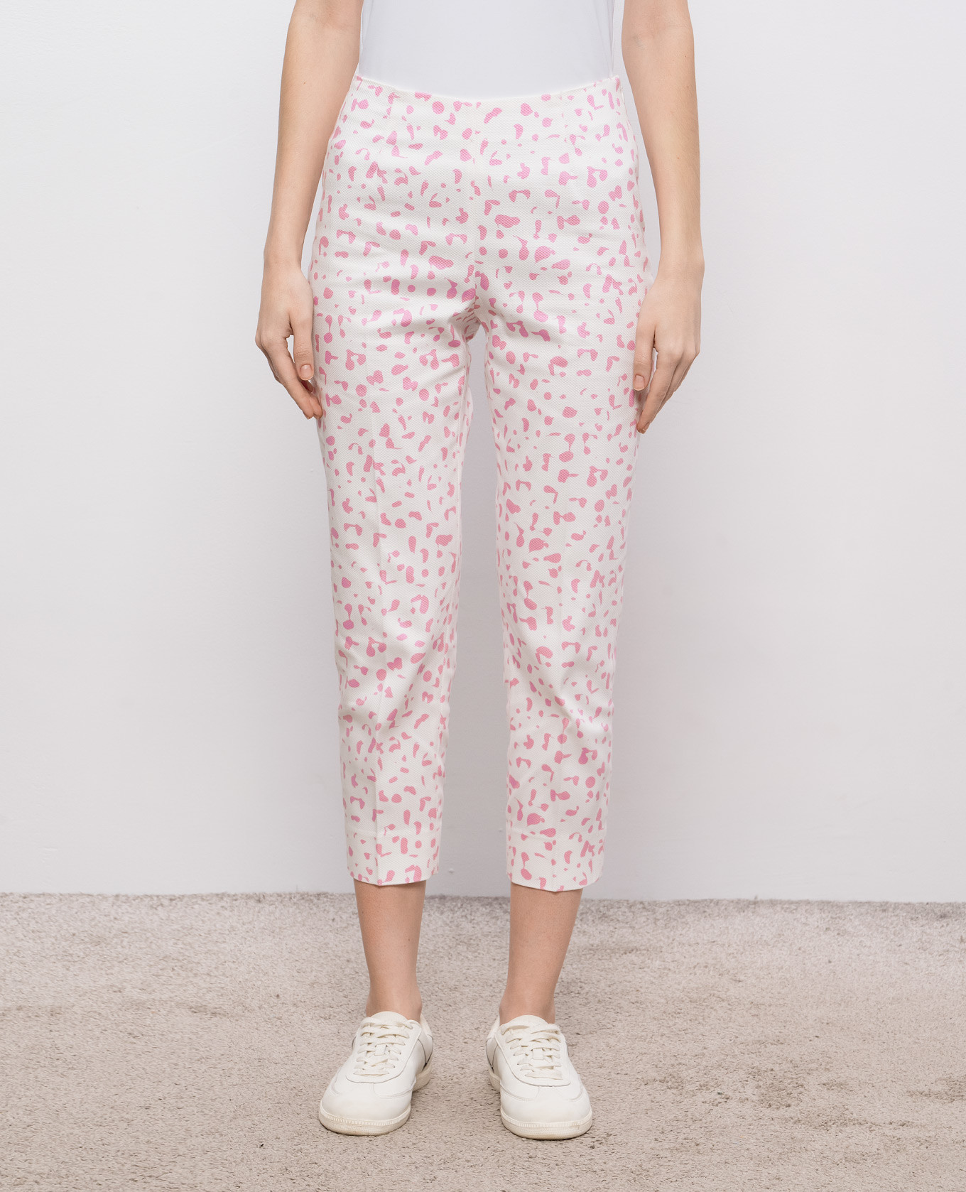 White printed pants Peserico
White printed pants Peserico