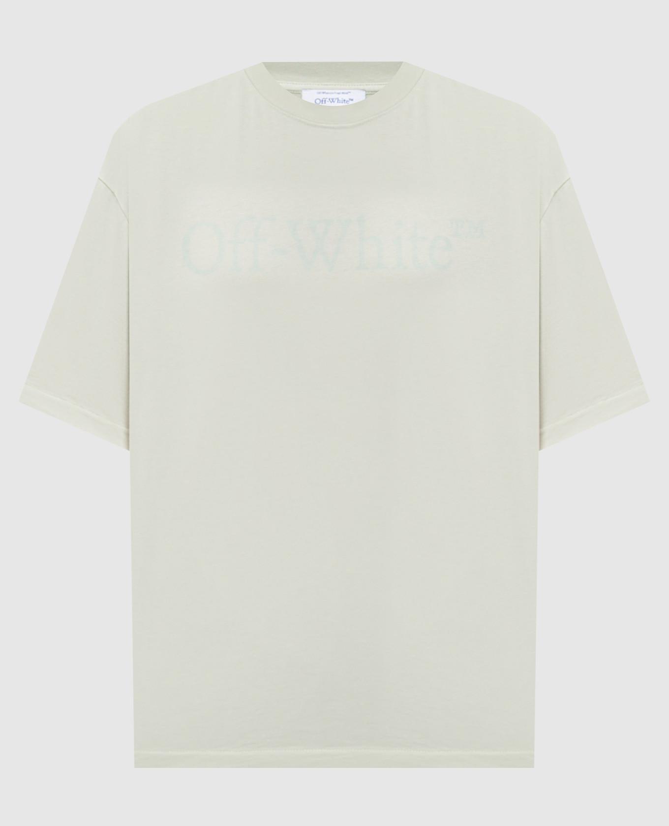 Green t-shirt with logo print Off-White
Green t-shirt with logo print Off-White
