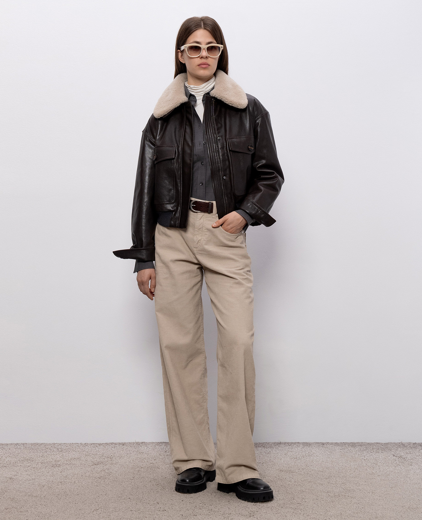 Brown leather jacket Brunello Cucinelli
Brown leather jacket Brunello Cucinelli