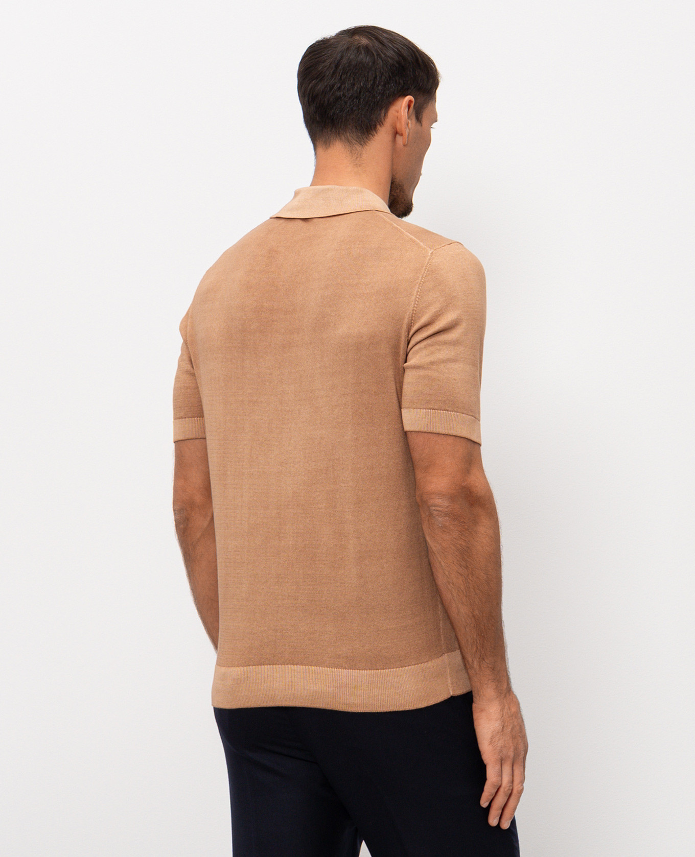 Brown cotton polo shirt Cashmere&Whiskey
Brown cotton polo shirt Cashmere&Whiskey
