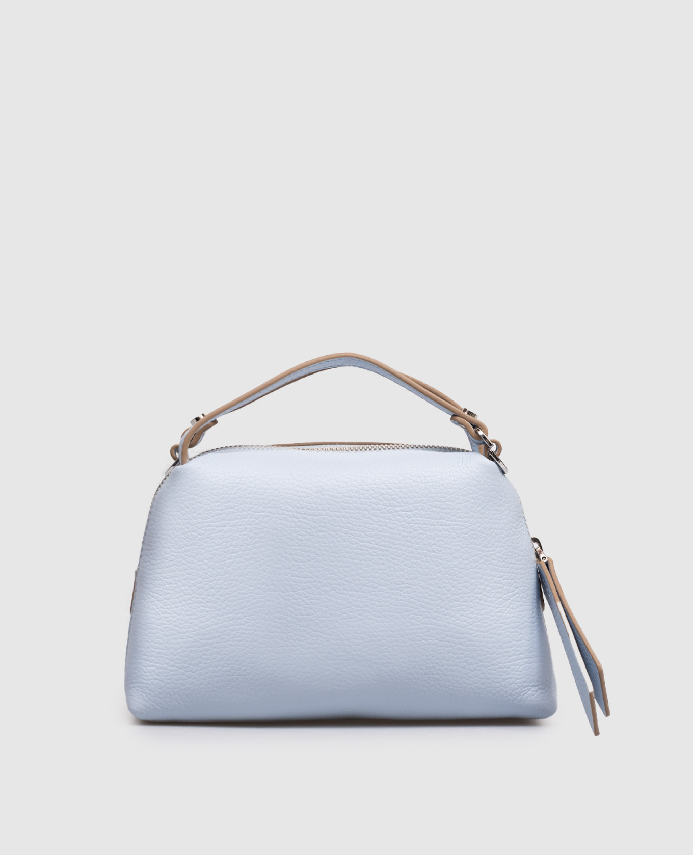 Alifa blue leather crossbody bag Gianni Chiarini, Light blue
Alifa blue leather crossbody bag Gianni Chiarini, Light blue