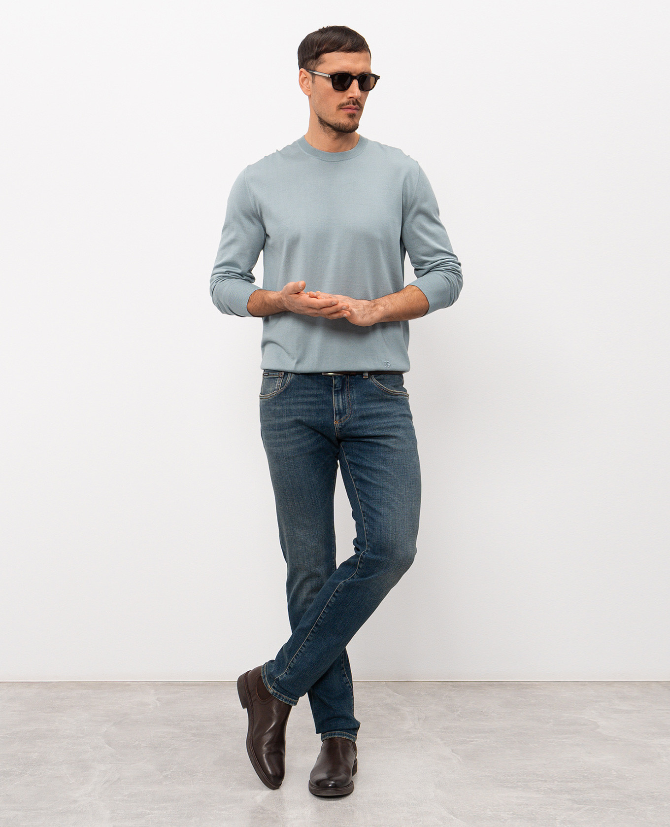 Blue silk jumper Dolce&Gabbana, Light blue
Blue silk jumper Dolce&Gabbana, Light blue