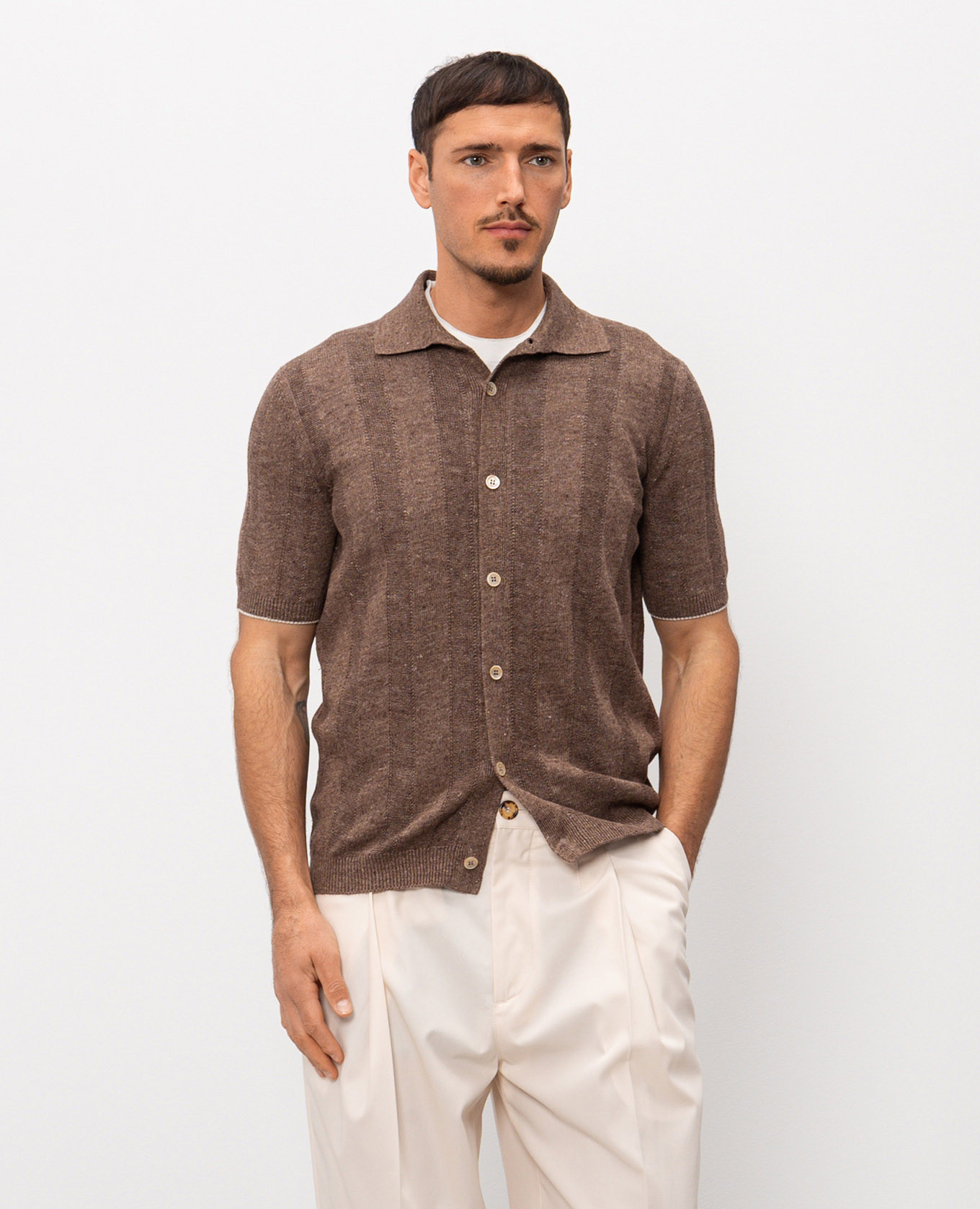 Brown linen shirt Brunello Cucinelli
Brown linen shirt Brunello Cucinelli