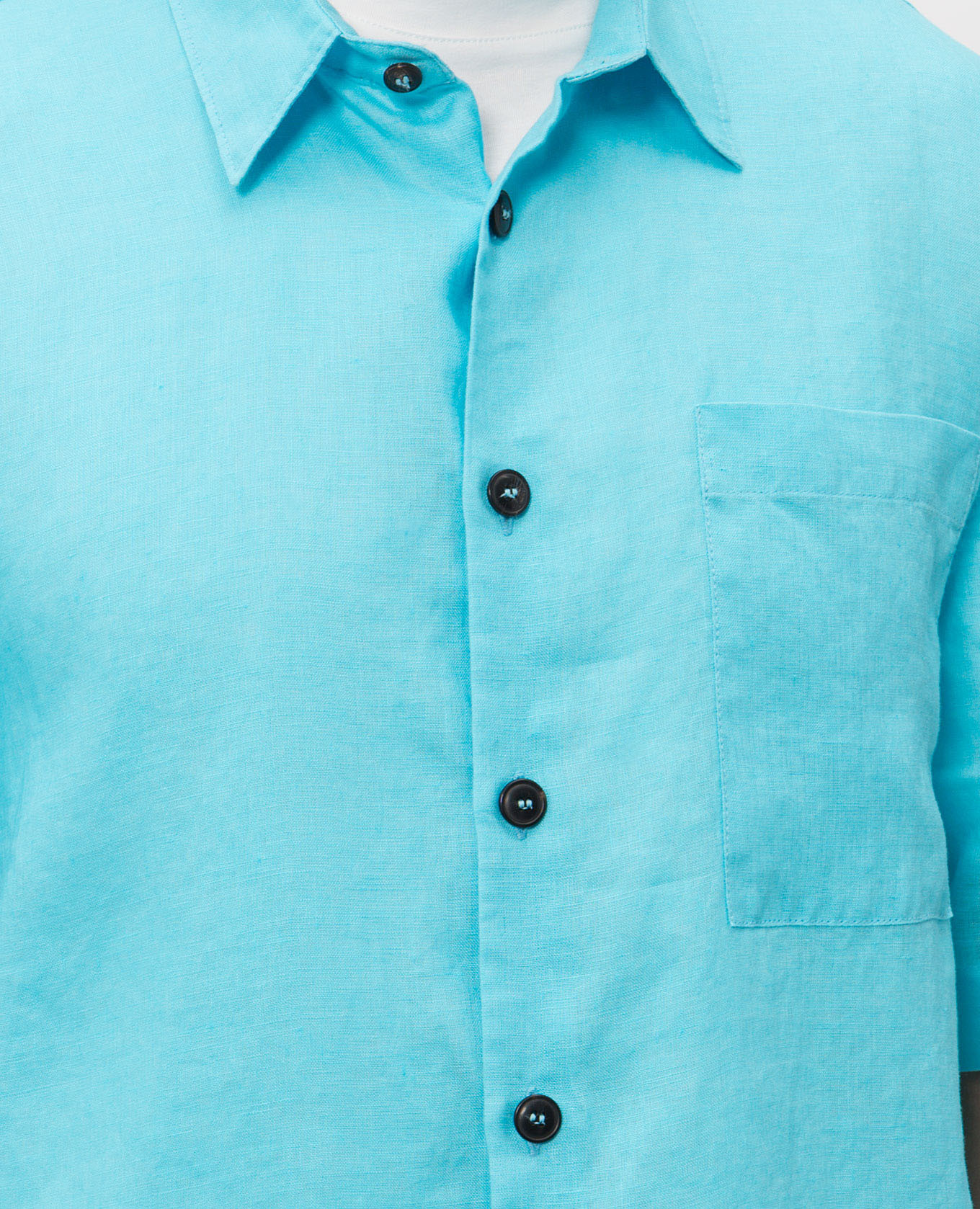 Blue linen shirt with short sleeves Cashmere&Whiskey, Light blue
Blue linen shirt with short sleeves Cashmere&Whiskey, Light blue