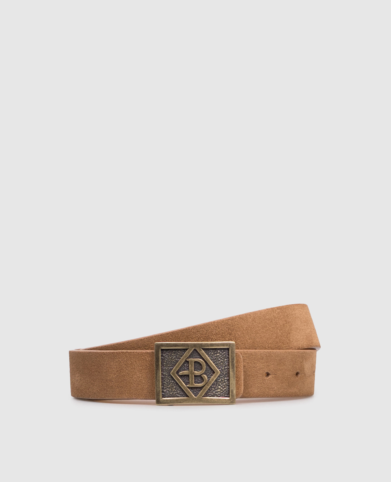 Brown suede belt with logo Ballantyne
Brown suede belt with logo Ballantyne