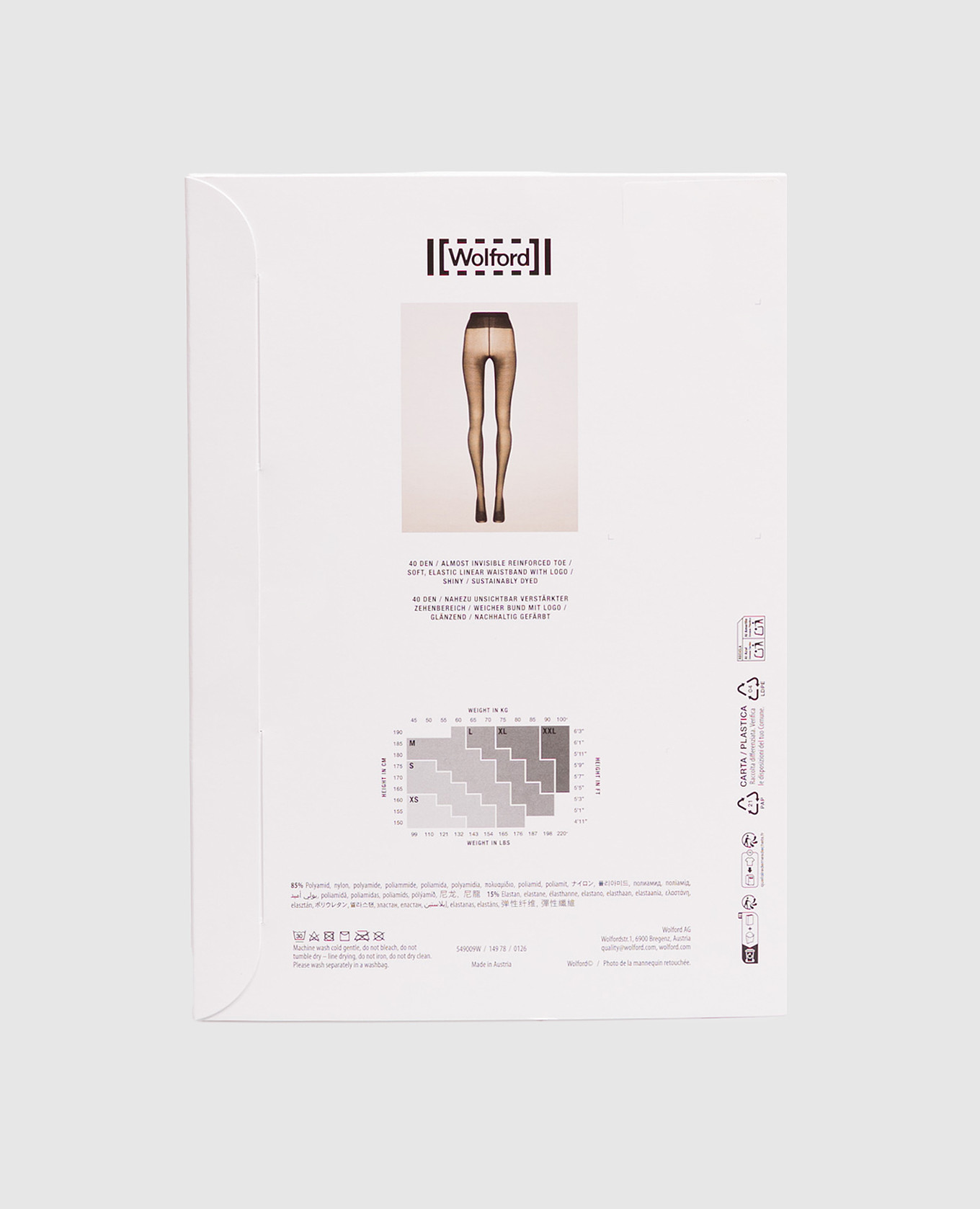 Brown tights NEON 40 den Wolford
Brown tights NEON 40 den Wolford