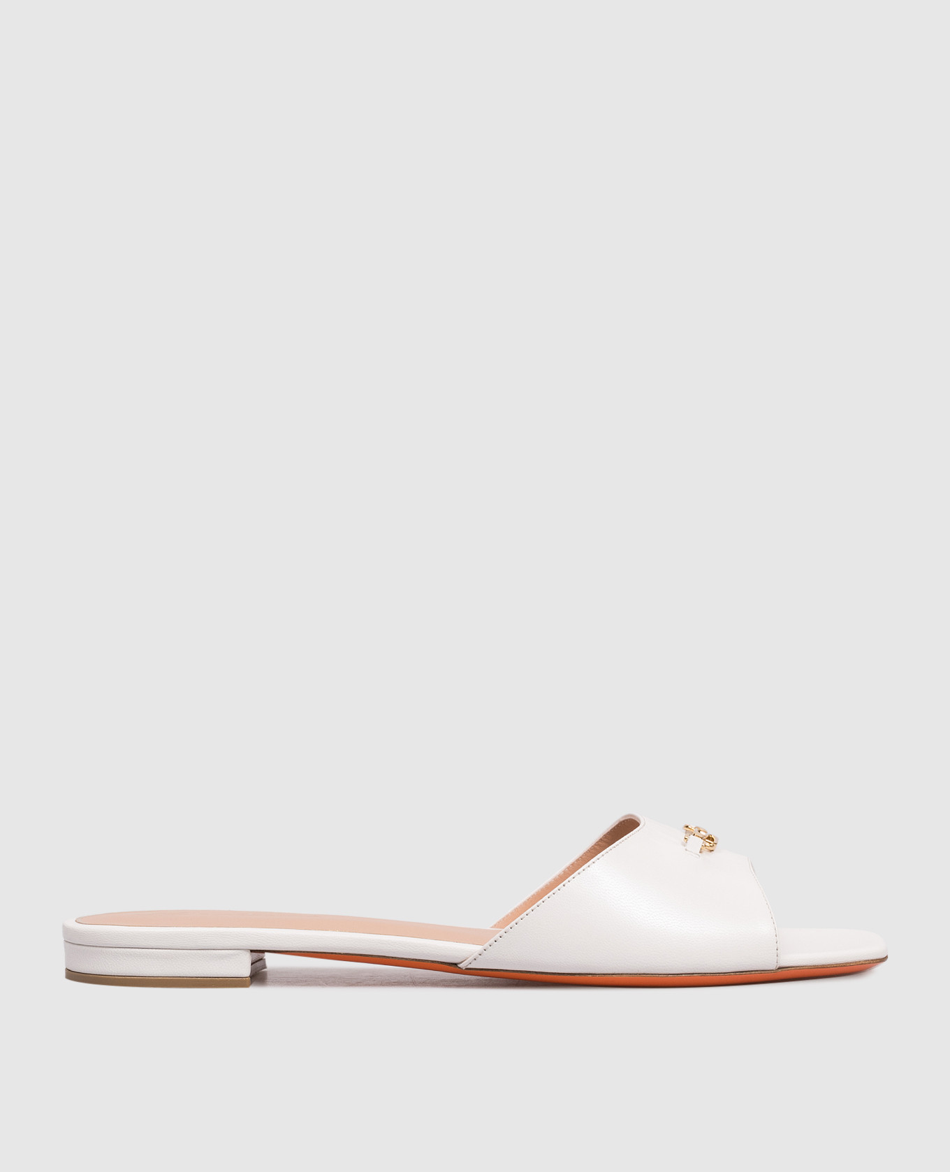 White leather flip-flops with monogram logo Santoni
White leather flip-flops with monogram logo Santoni