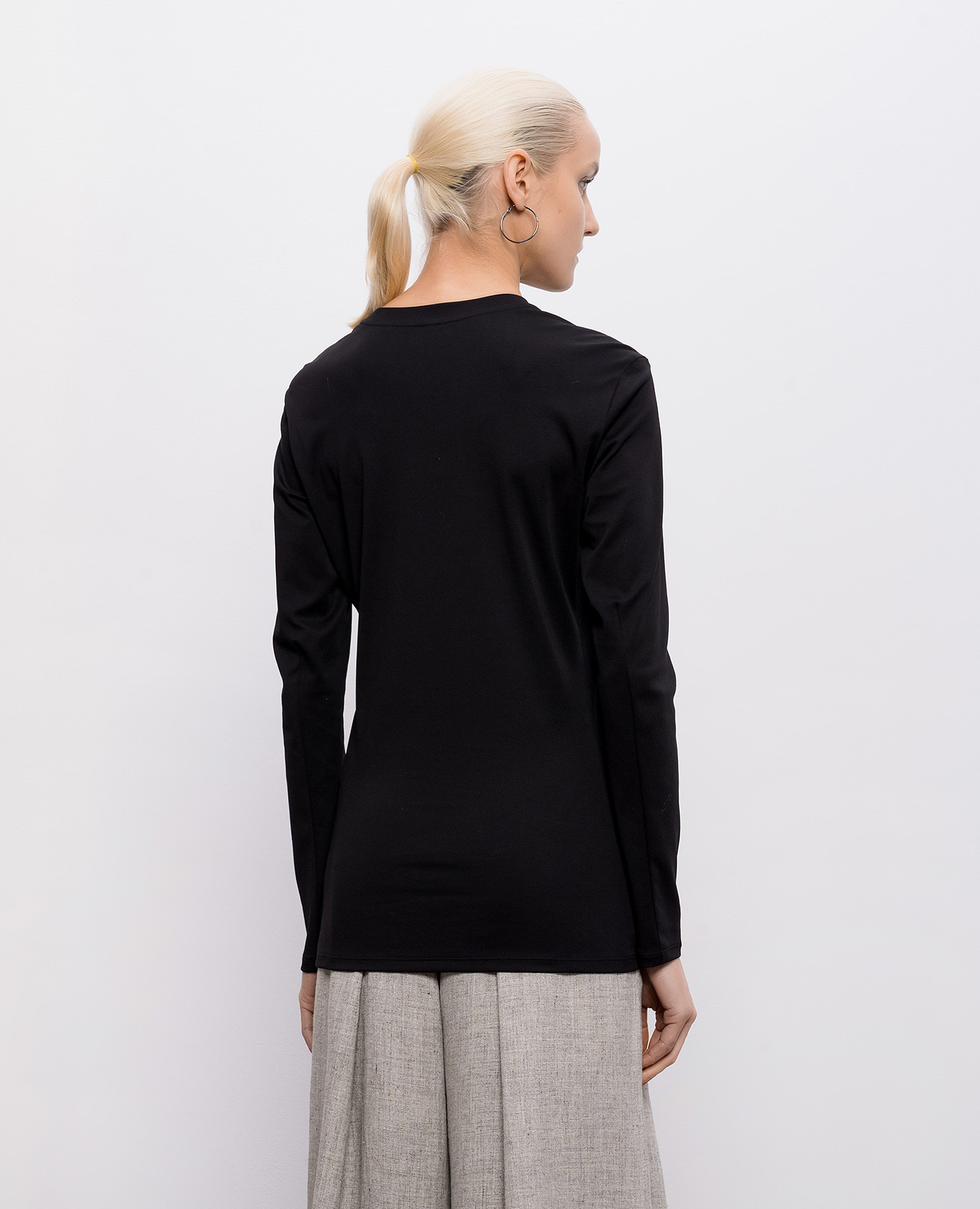 Black cotton long sleeve shirt Intoca
Black cotton long sleeve shirt Intoca