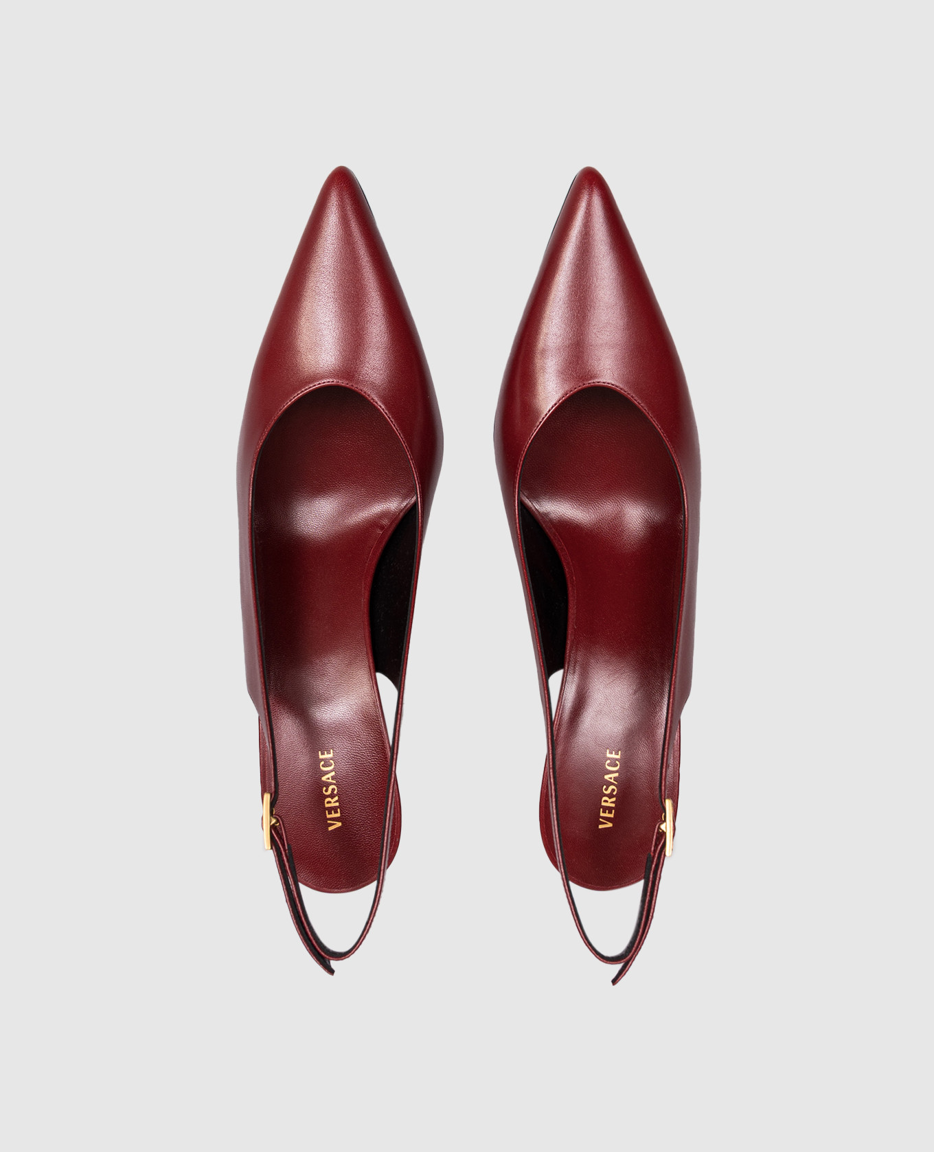 Nyx burgundy leather slingbacks Versace
Nyx burgundy leather slingbacks Versace