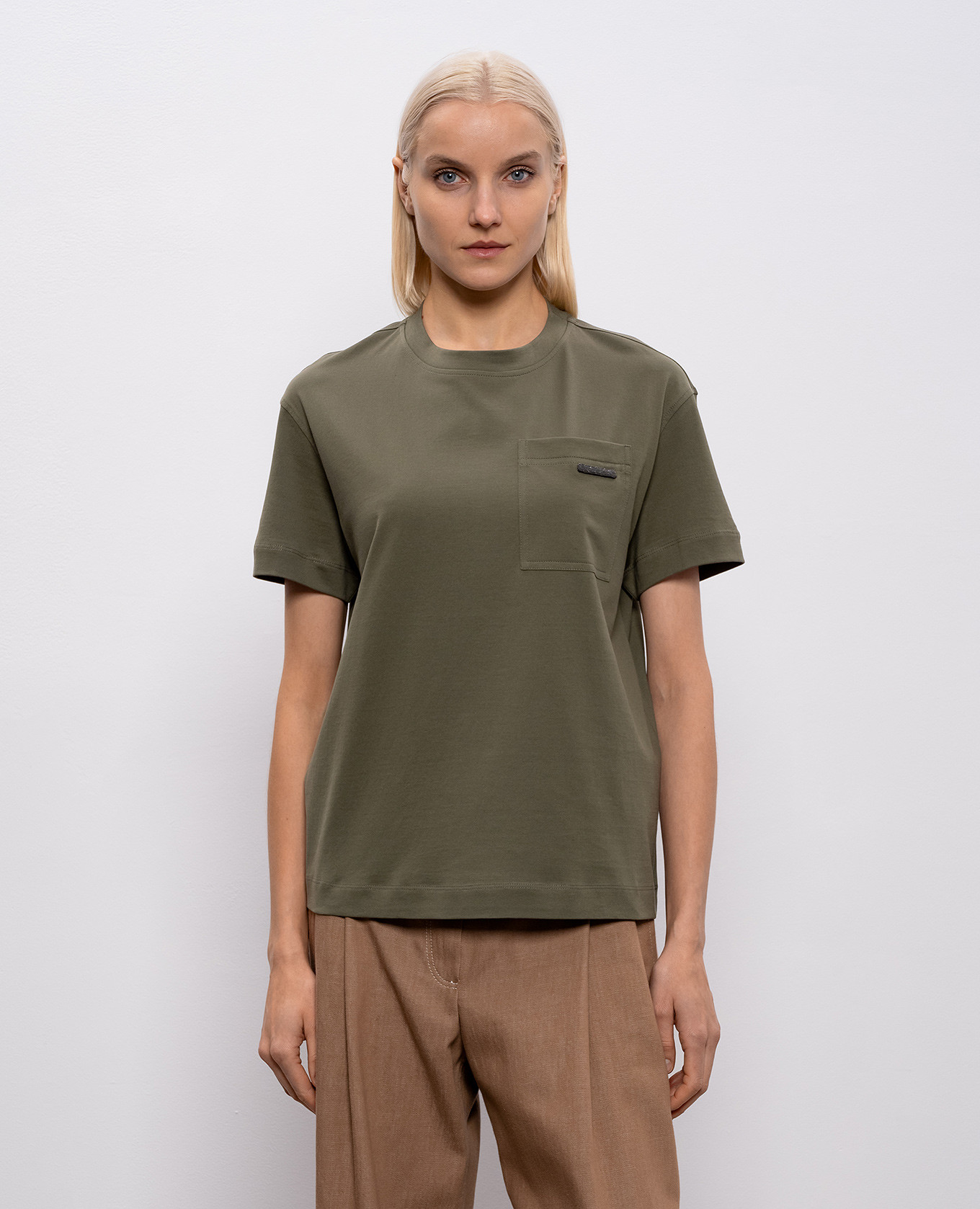 Green T-shirt with pocket Brunello Cucinelli
Green T-shirt with pocket Brunello Cucinelli