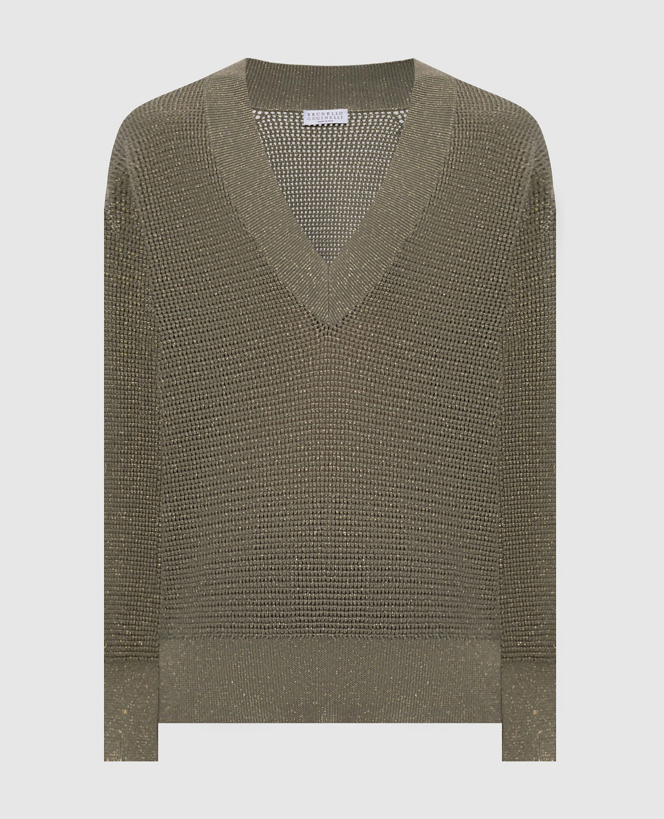 Green pullover with Luex Brunello Cucinelli
Green pullover with Luex Brunello Cucinelli