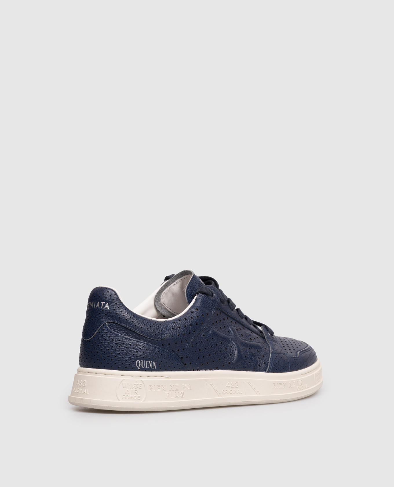 QUINN blue perforated leather sneakers Premiata
QUINN blue perforated leather sneakers Premiata