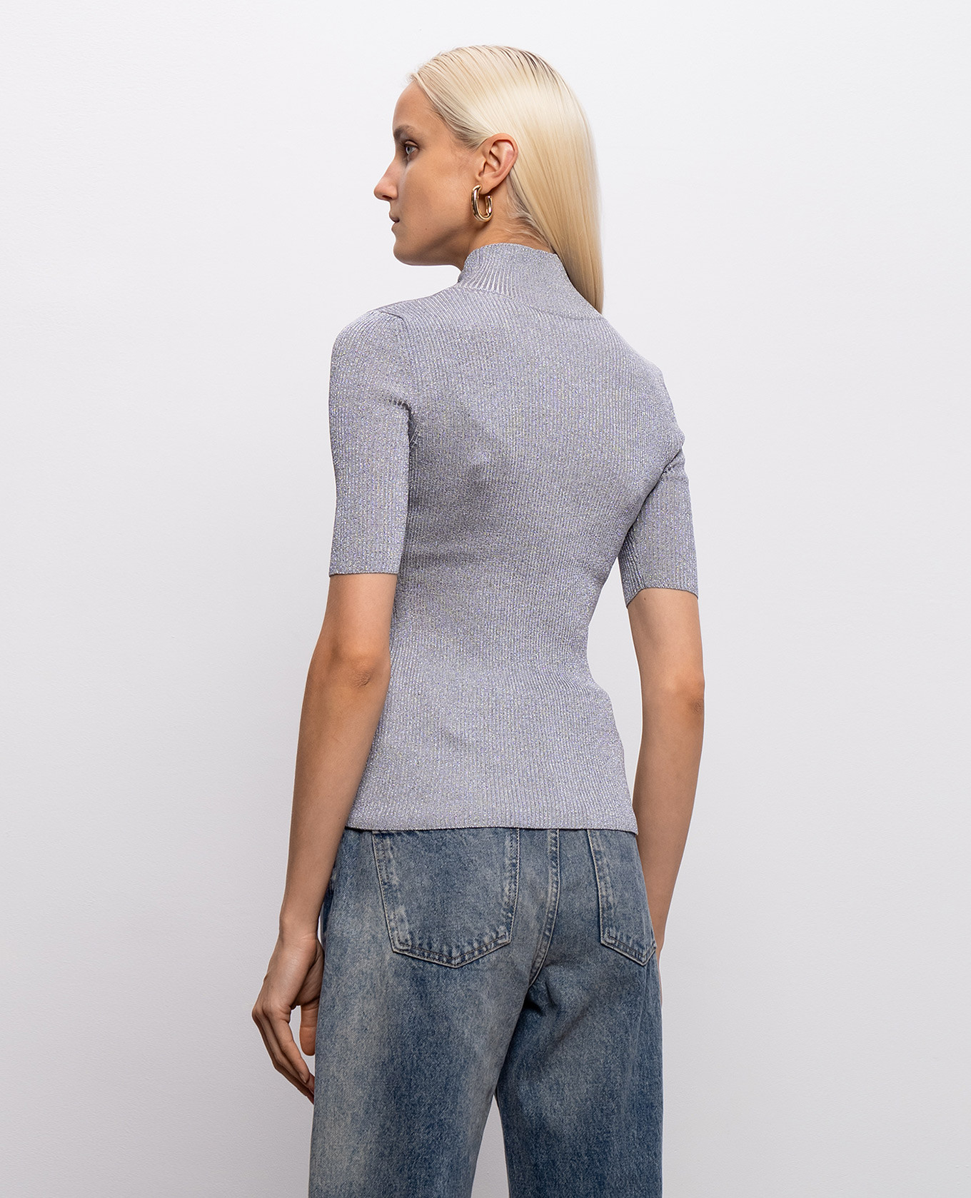 Gray ribbed top with lurex Missoni, Grey
Gray ribbed top with lurex Missoni, Grey
