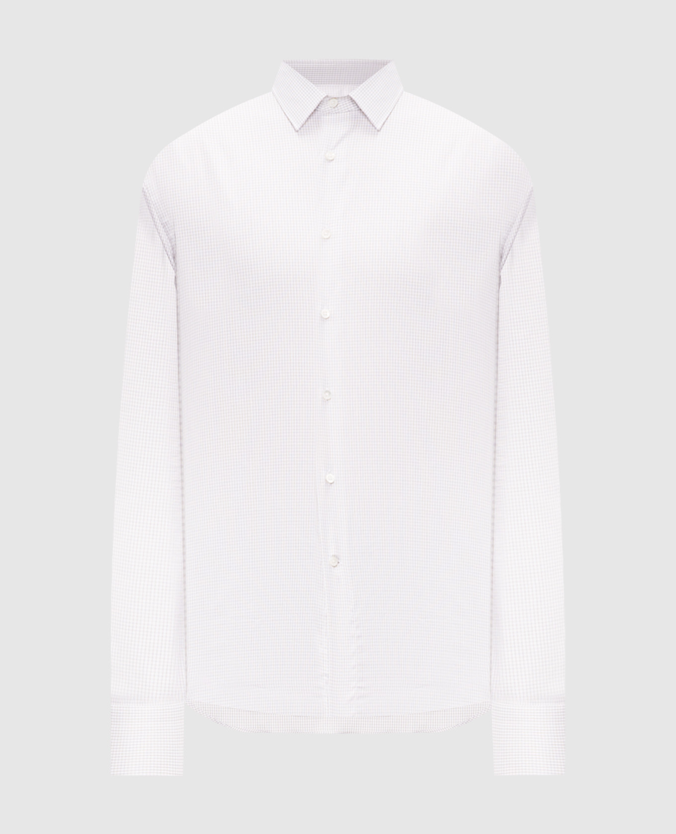 Ivory checked shirt Canali, Beige
Ivory checked shirt Canali, Beige