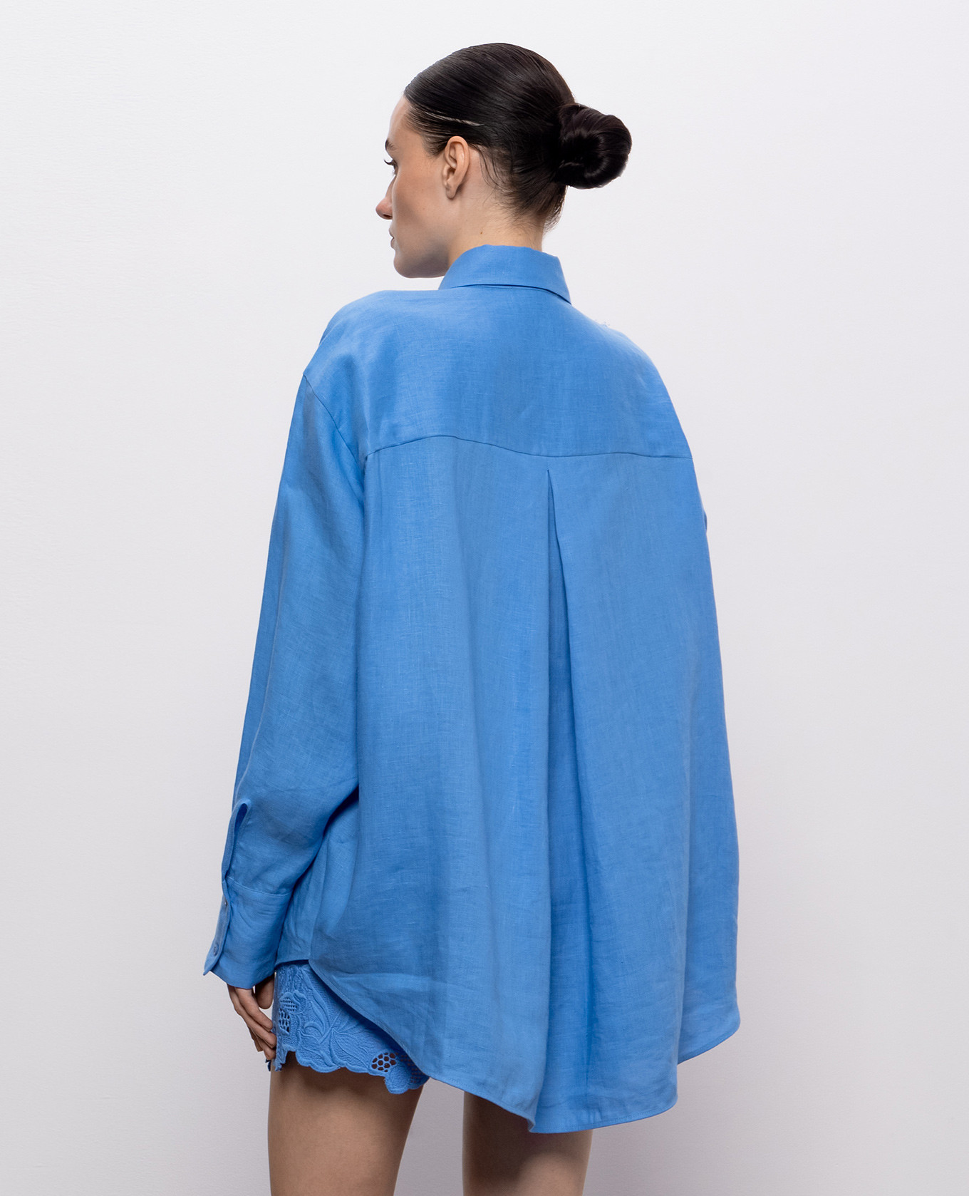 Blue linen shirt Ermanno Scervino Life, Light blue
Blue linen shirt Ermanno Scervino Life, Light blue