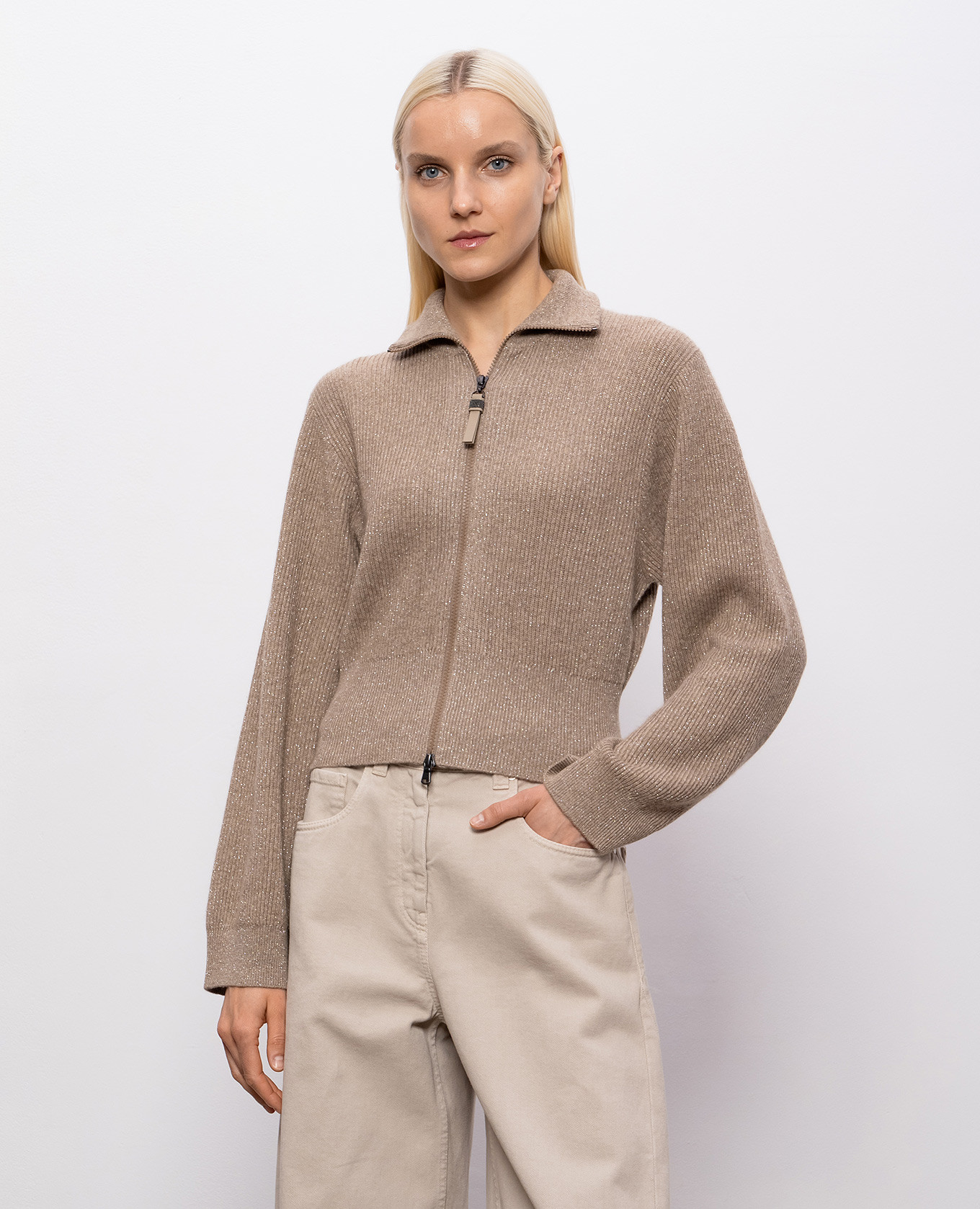 Brown cashmere cardigan Brunello Cucinelli
Brown cashmere cardigan Brunello Cucinelli