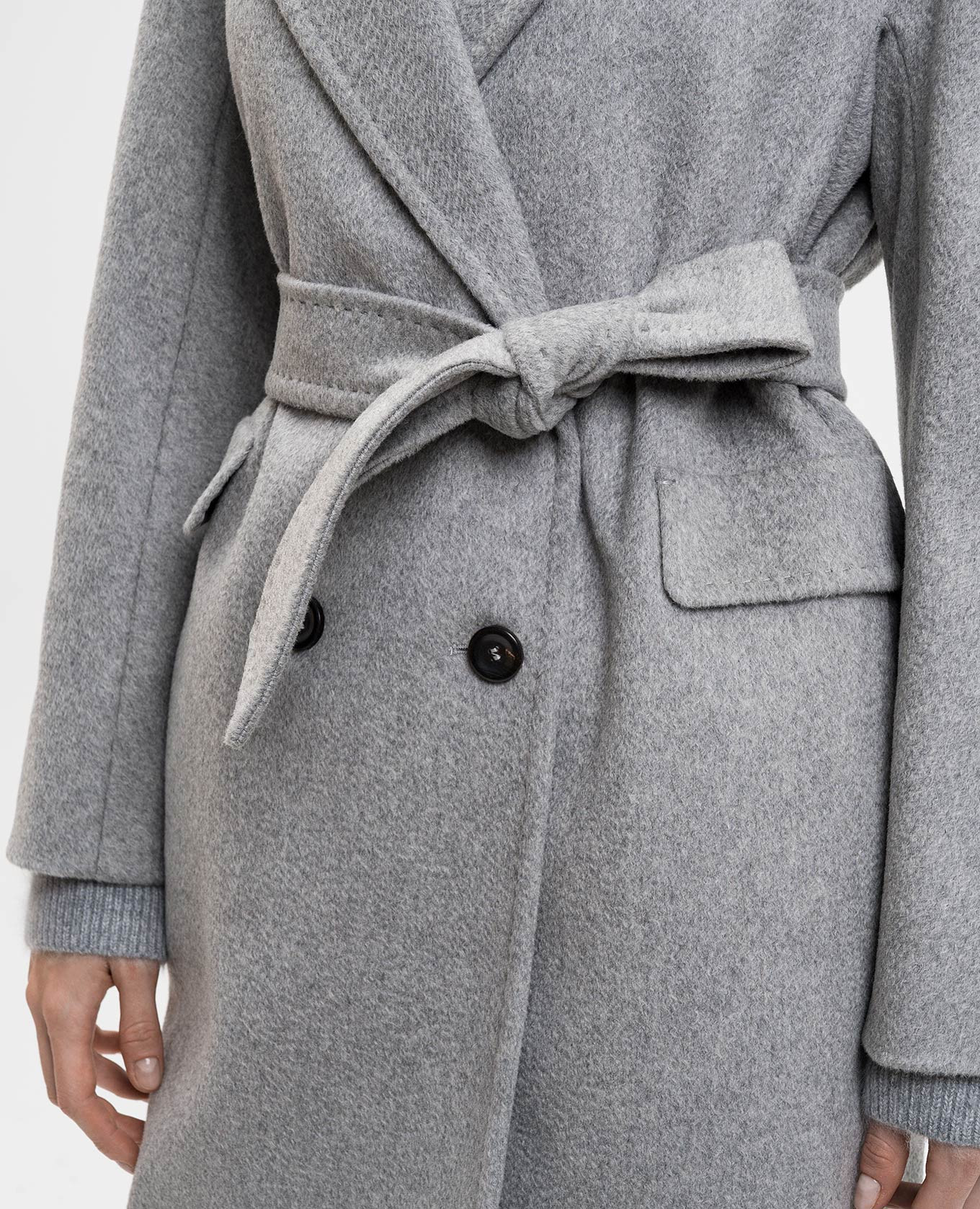 Panteon grey double-breasted coat with cashmere and alpaca wool Max Mara
Panteon grey double-breasted coat with cashmere and alpaca wool Max Mara