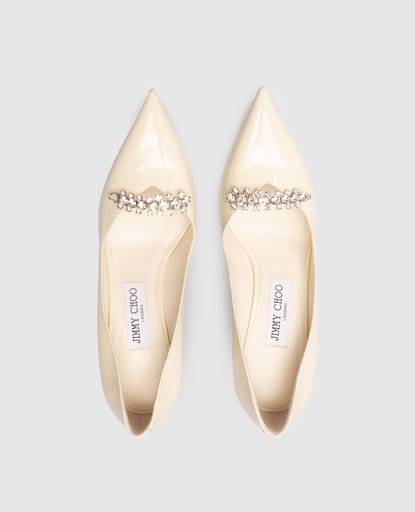 White patent leather BELINDA shoes with crystals Jimmy Choo
White patent leather BELINDA shoes with crystals Jimmy Choo