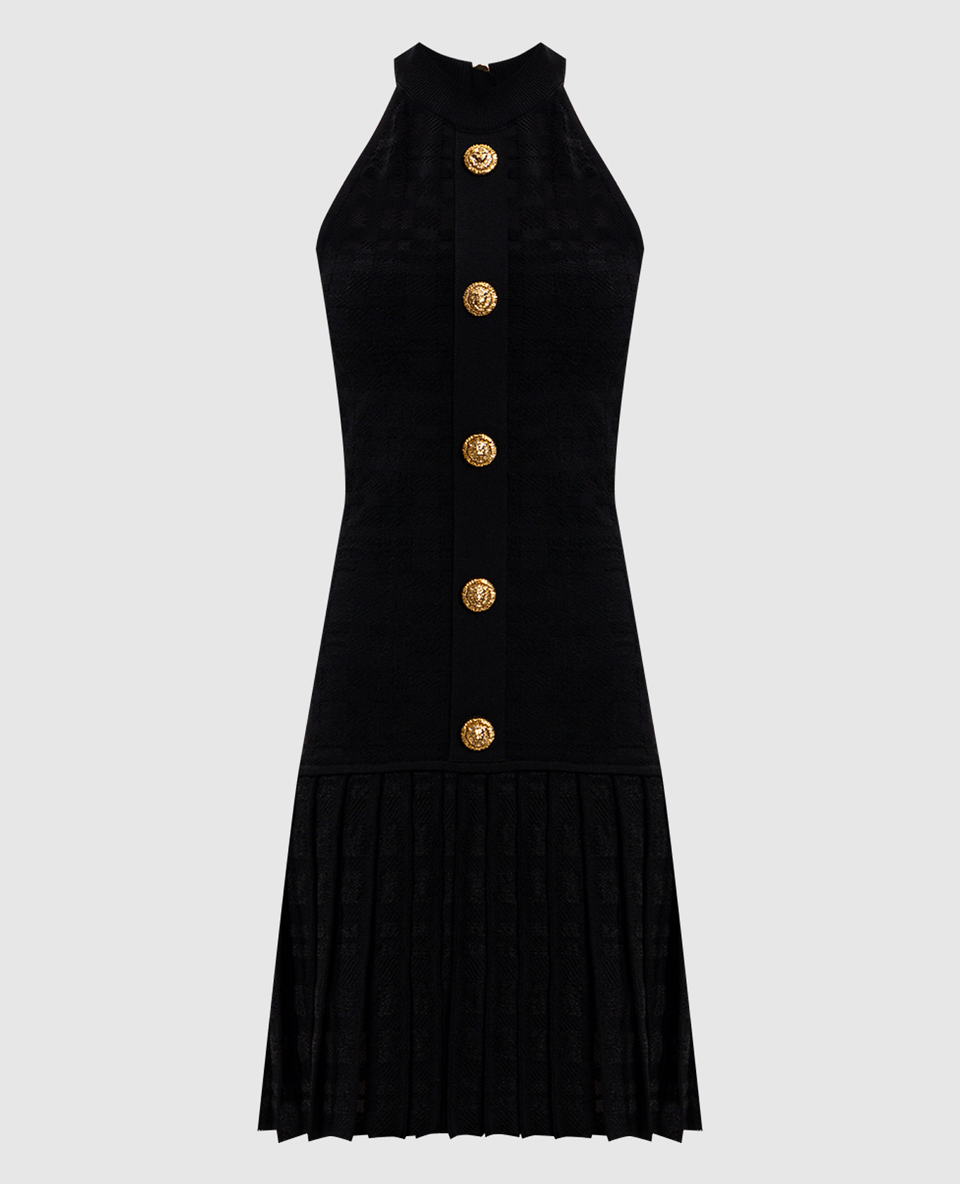 Black mini dress with pleating Balmain
Black mini dress with pleating Balmain