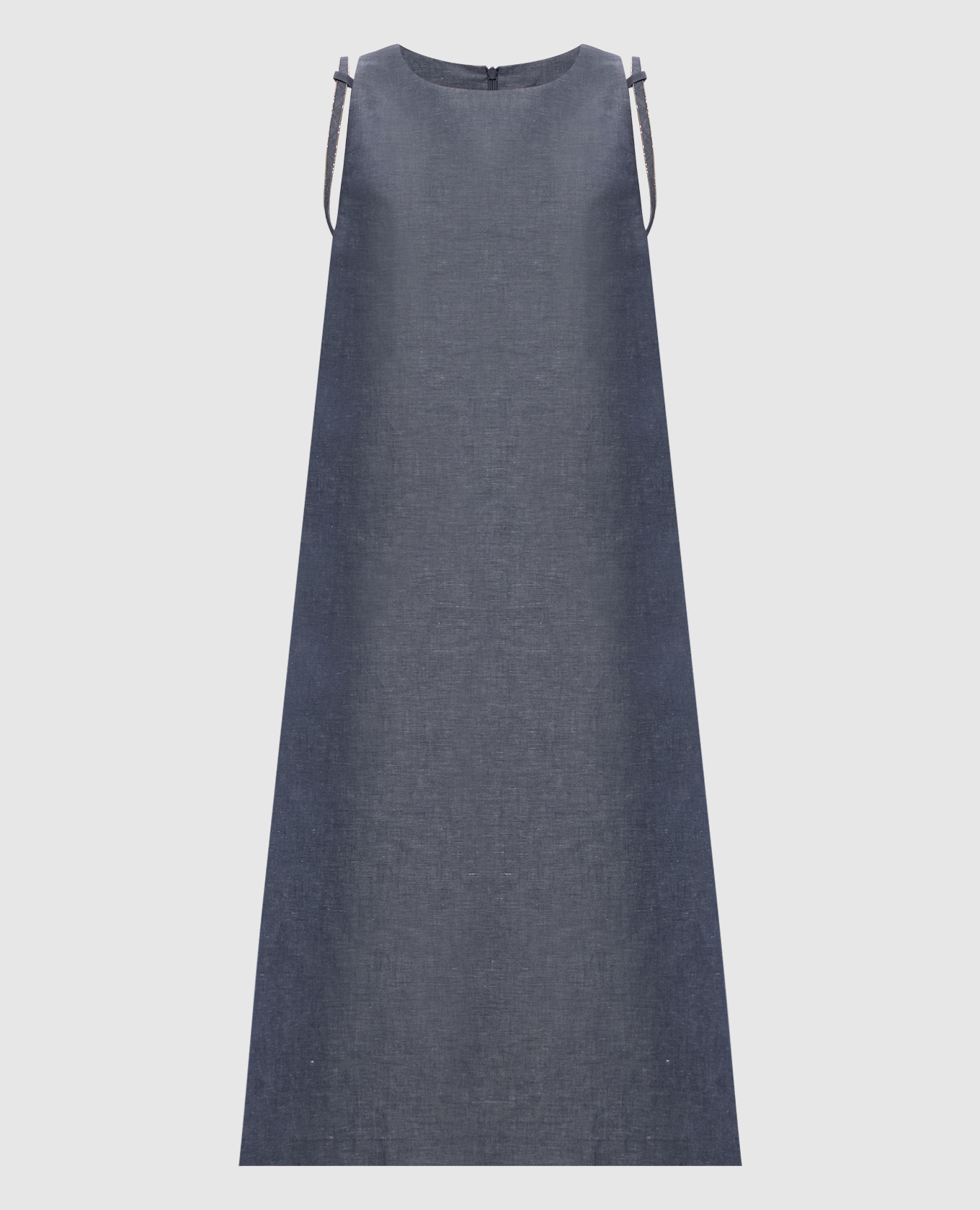 Blue midi dress with monil chain Peserico
Blue midi dress with monil chain Peserico