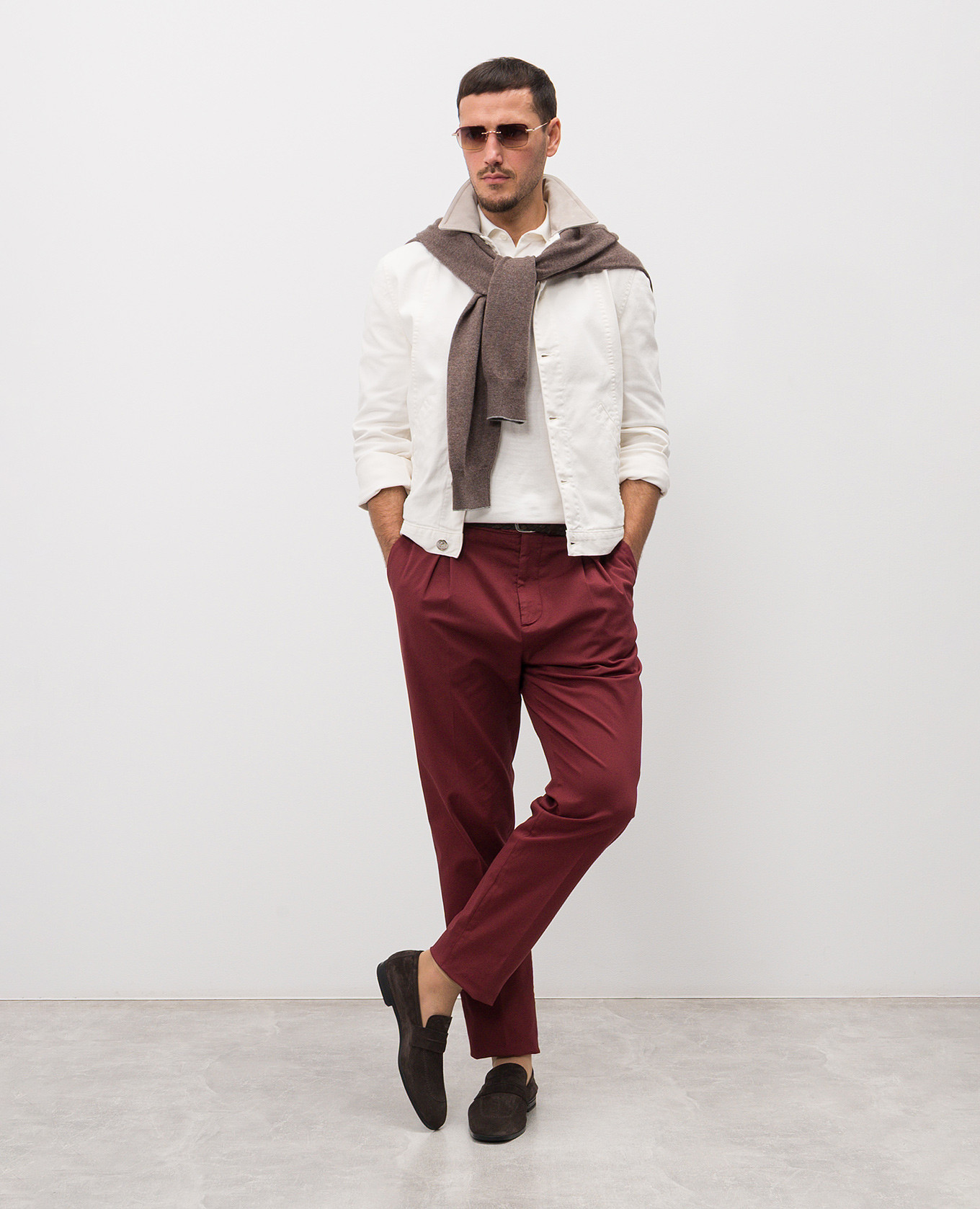 White denim jacket Brunello Cucinelli
White denim jacket Brunello Cucinelli